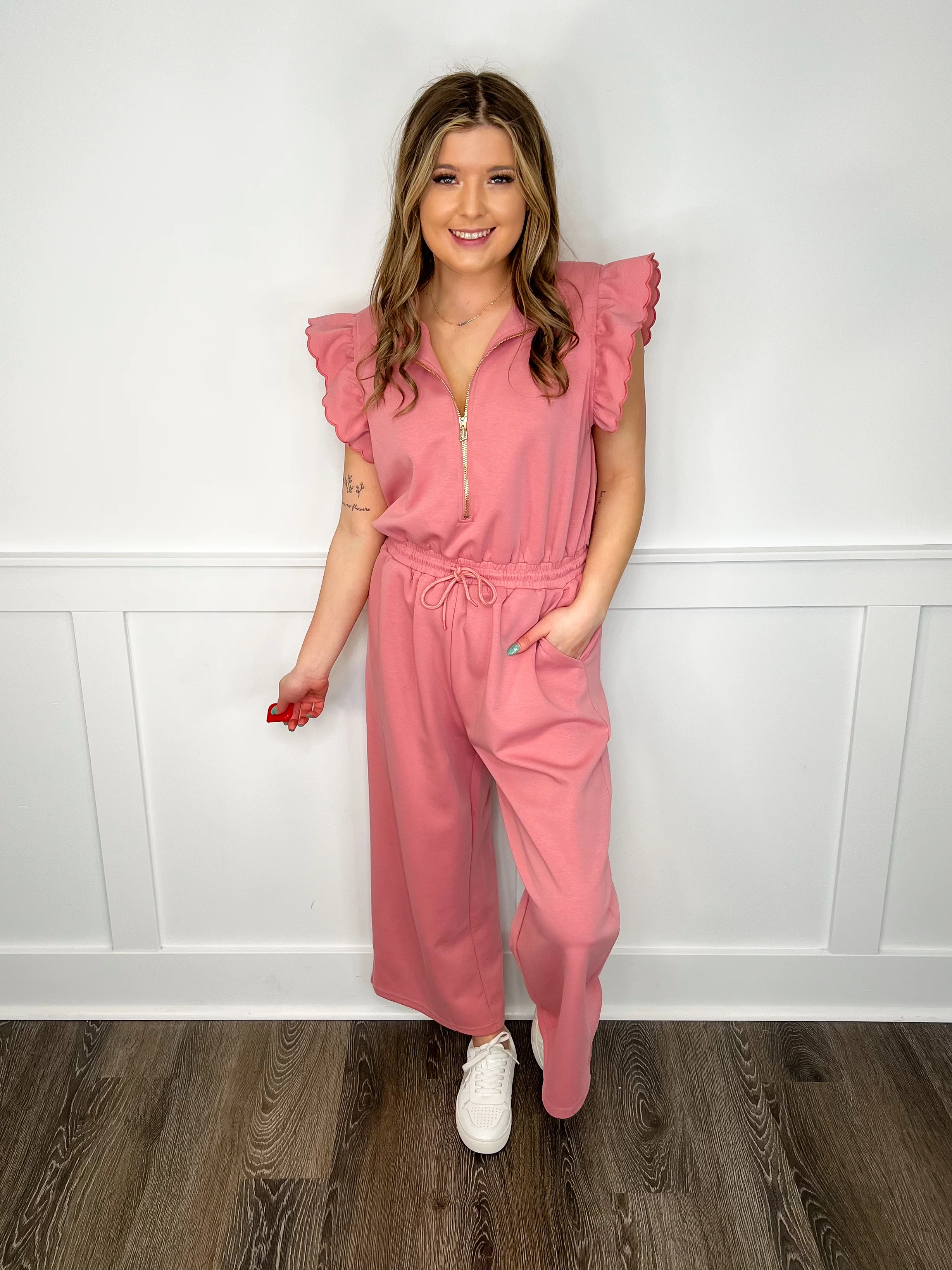 Fancy Days Cotton Blend Avery Mae Jumpsuit - 3 colors! - Image 4