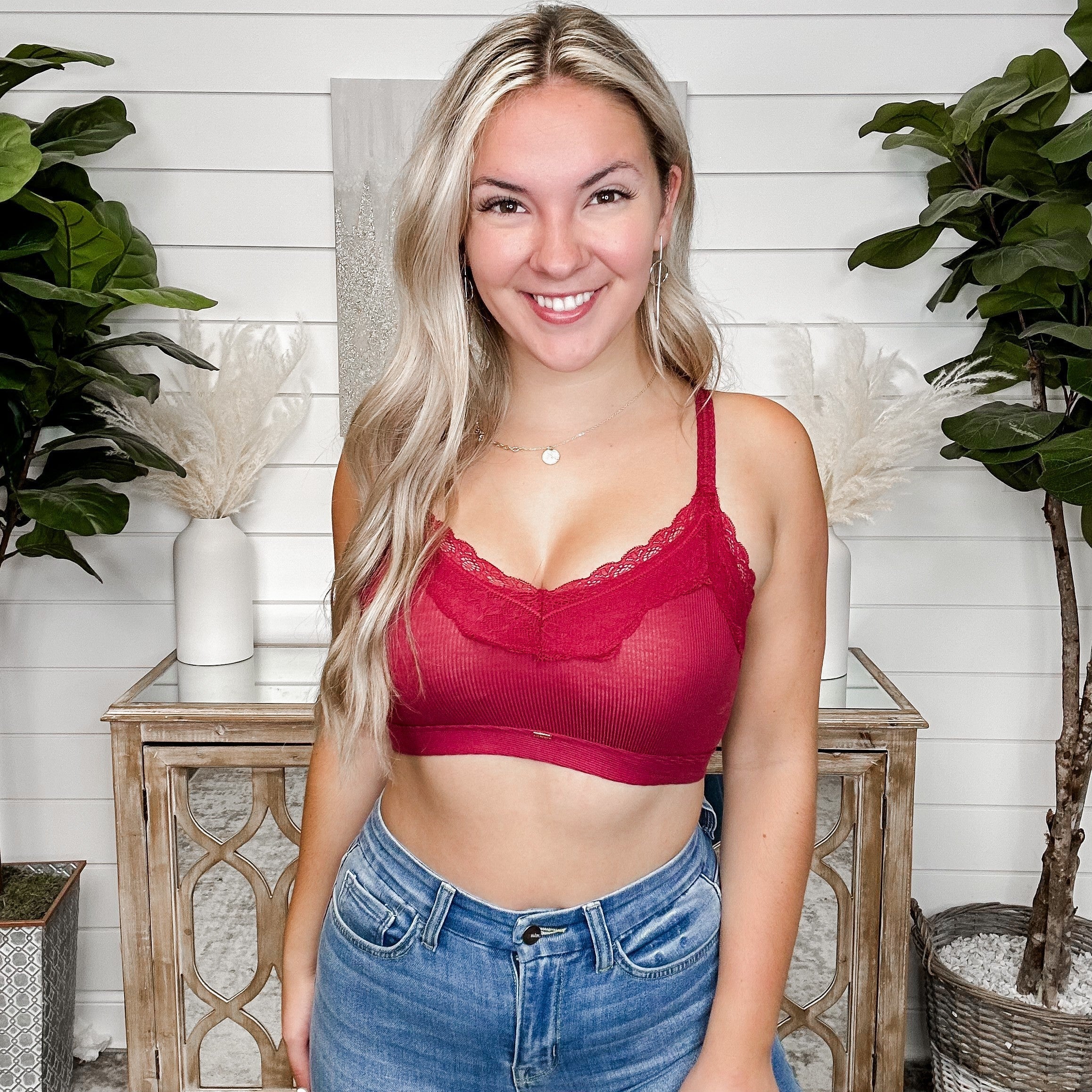 Fantasies Ribbed Padded Avery Mae Bralette - 4 colors! - Image 6