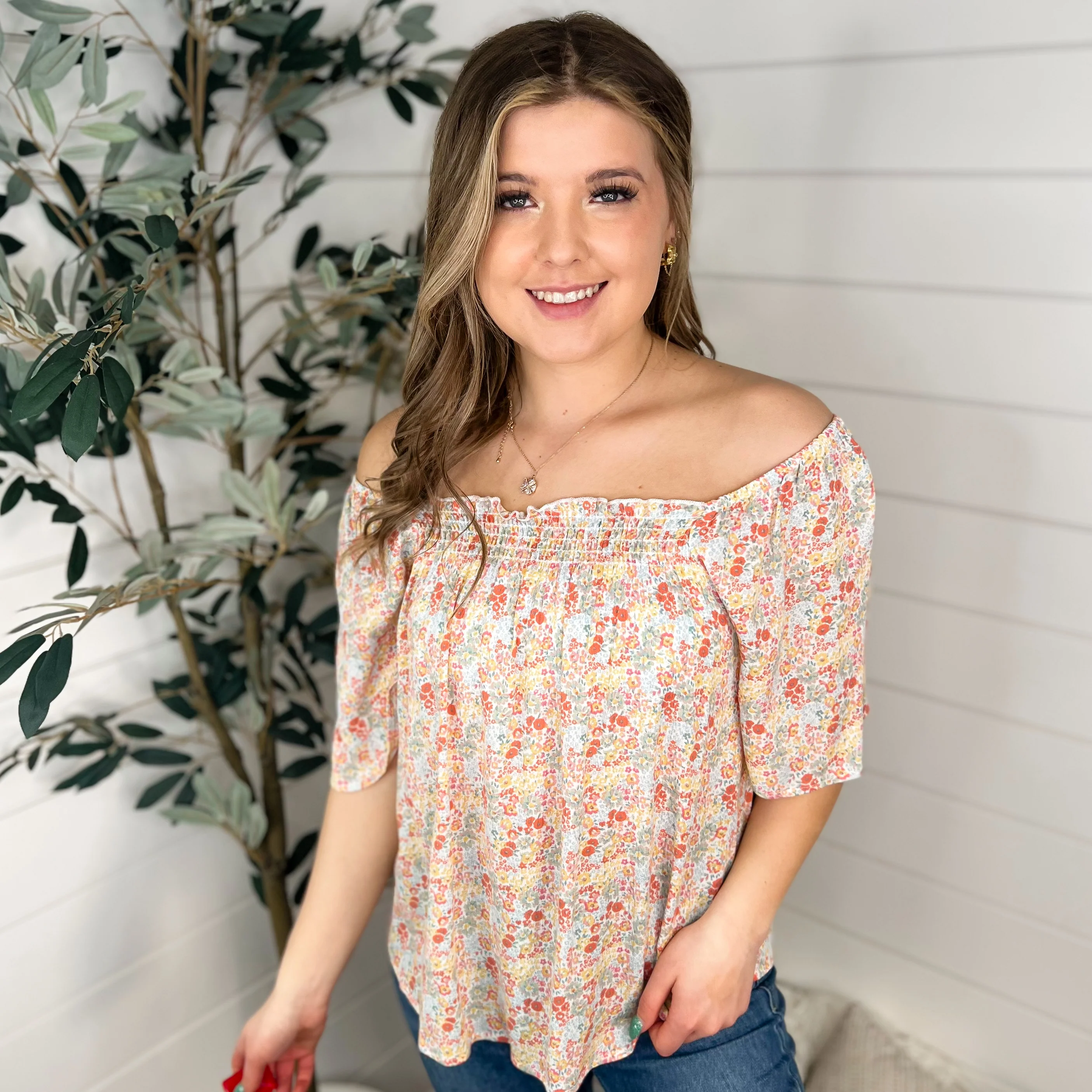 Feel the Beat Rayon Short Sleeve Avery Mae Top - 2 colors! - Image 2