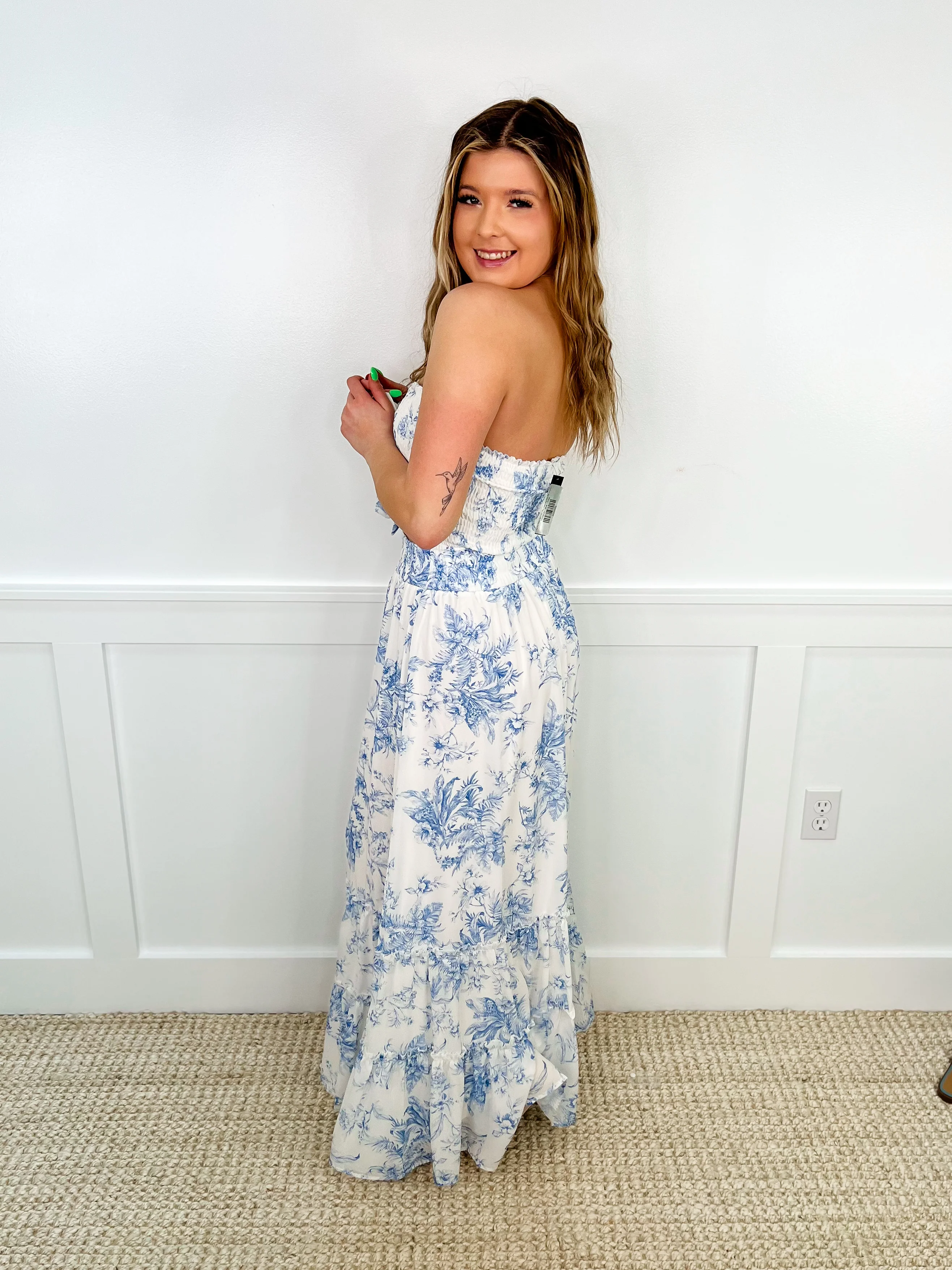 Feel the Tropic Wind High-Rise Strapless Avery Mae Skirt Set - 2 colors! - Image 4
