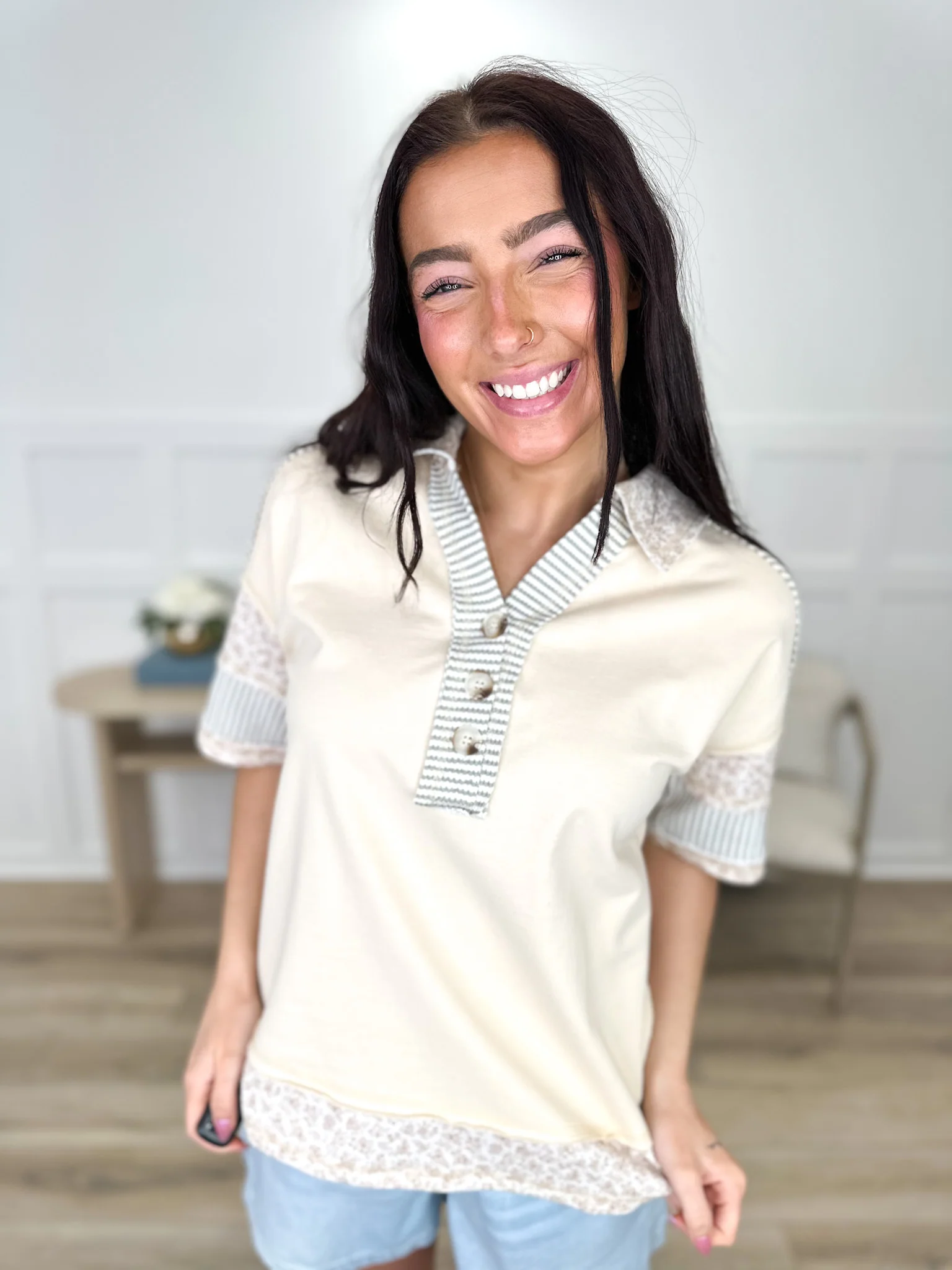 Find the Words Cotton Short Sleeve Avery Mae Top - Multiple Colors - Image 3