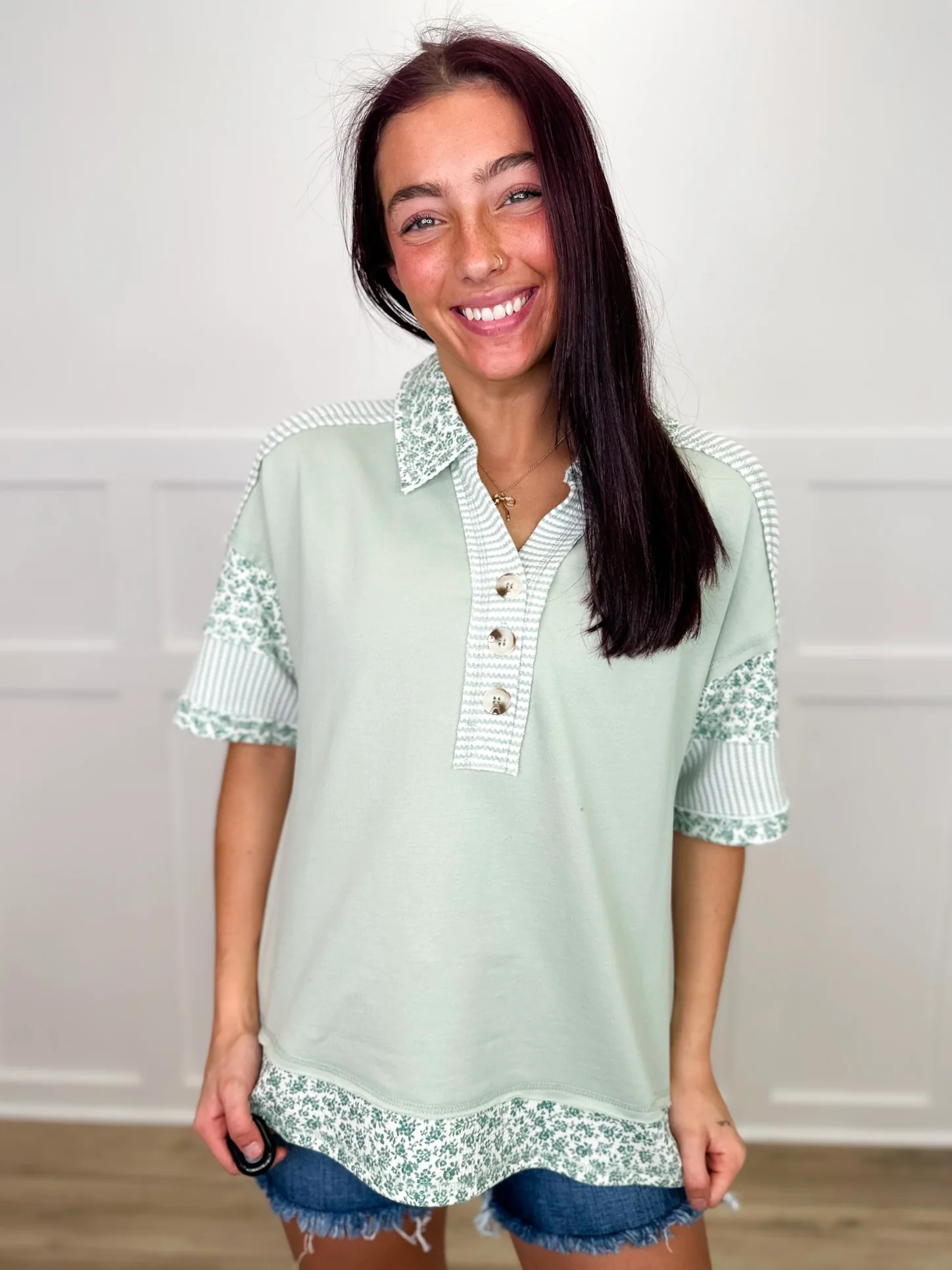 Find the Words Cotton Short Sleeve Avery Mae Top - Multiple Colors - Image 4