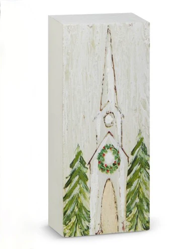 Forest & Faith Wood Block Decor - 2 colors! - Image 3