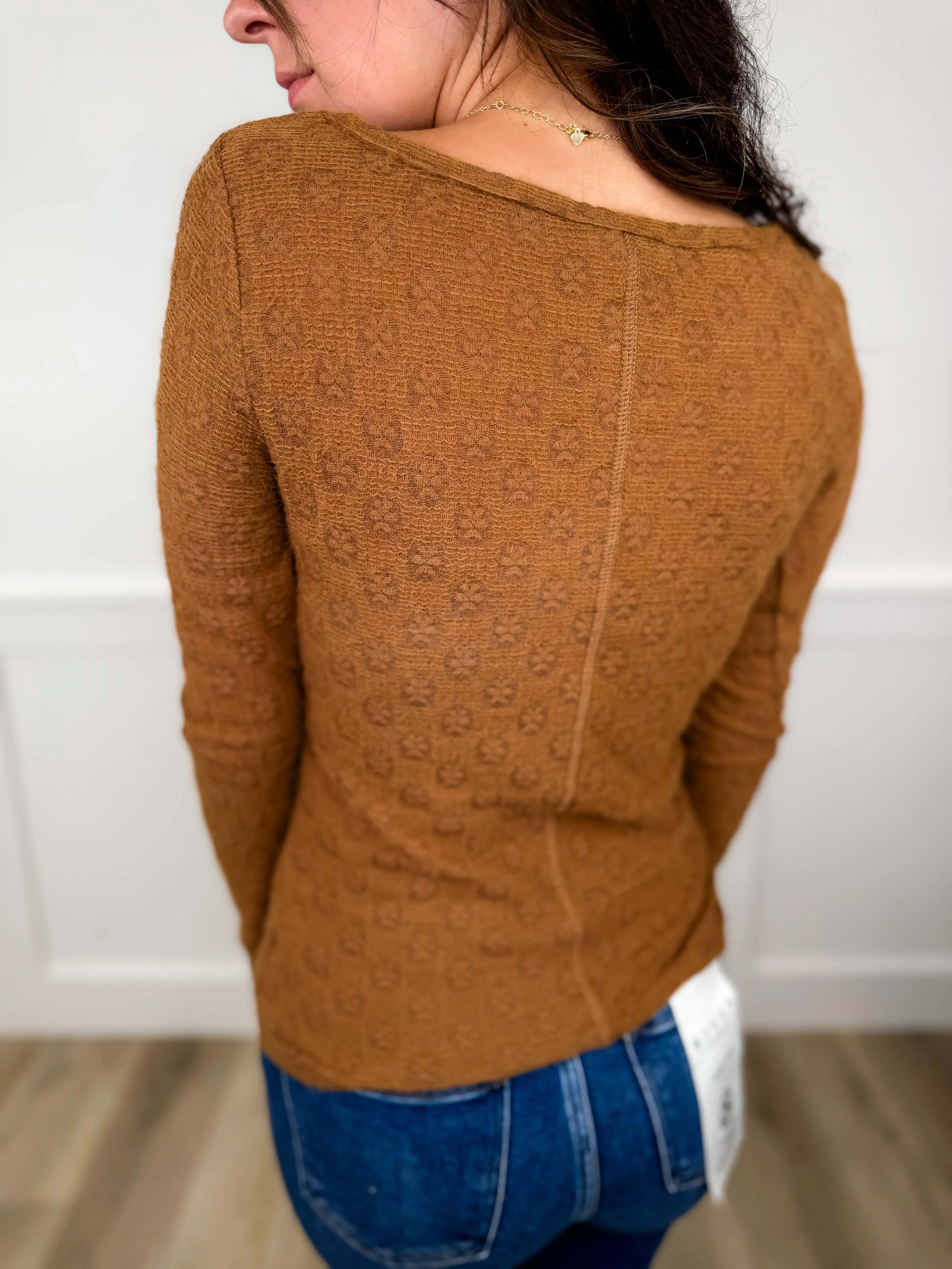 Gaining Clarity Knit Long Sleeve Avery Mae Top - 4 colors! - Image 6
