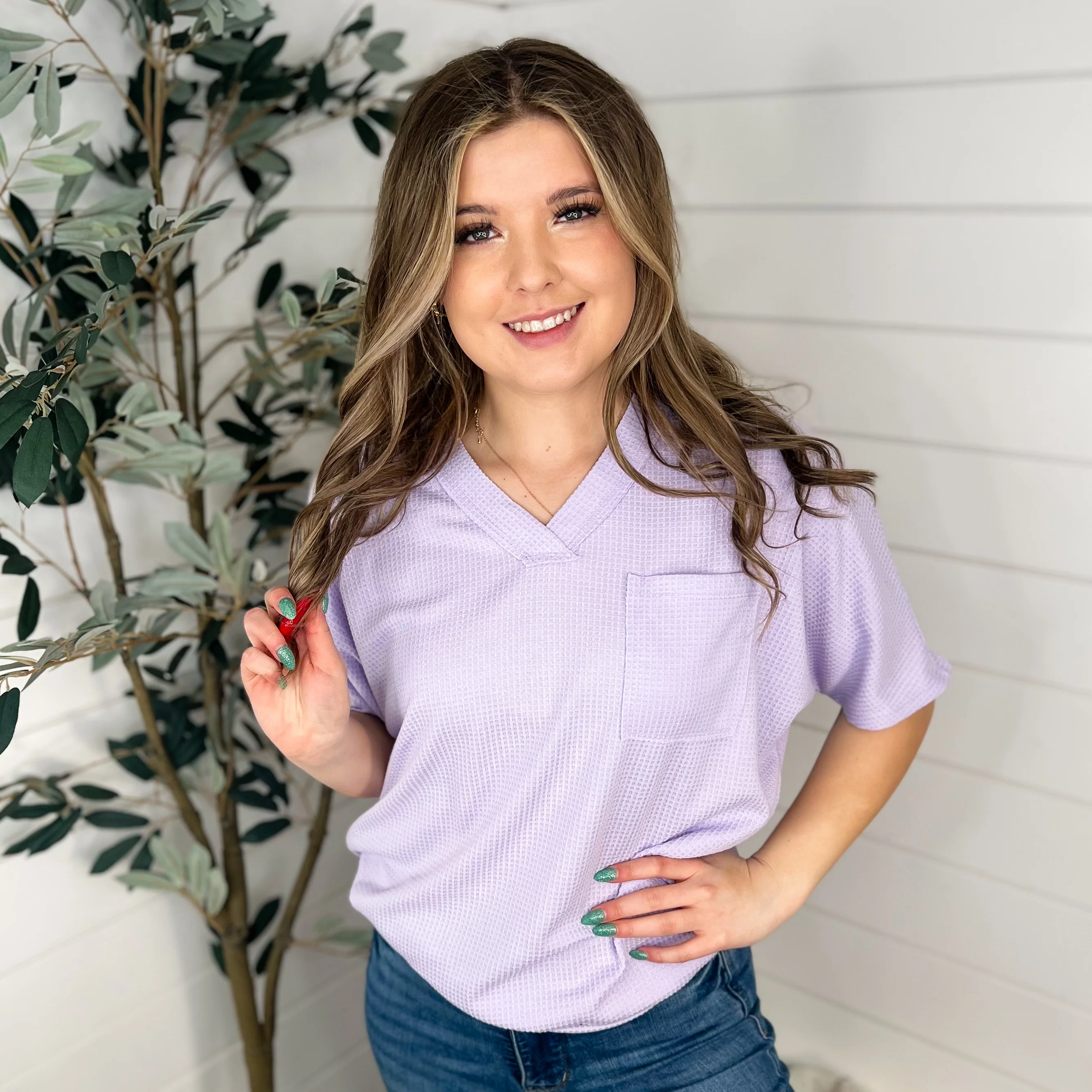 Get Real Short Sleeve Avery Mae Top - 6 colors! - Image 2