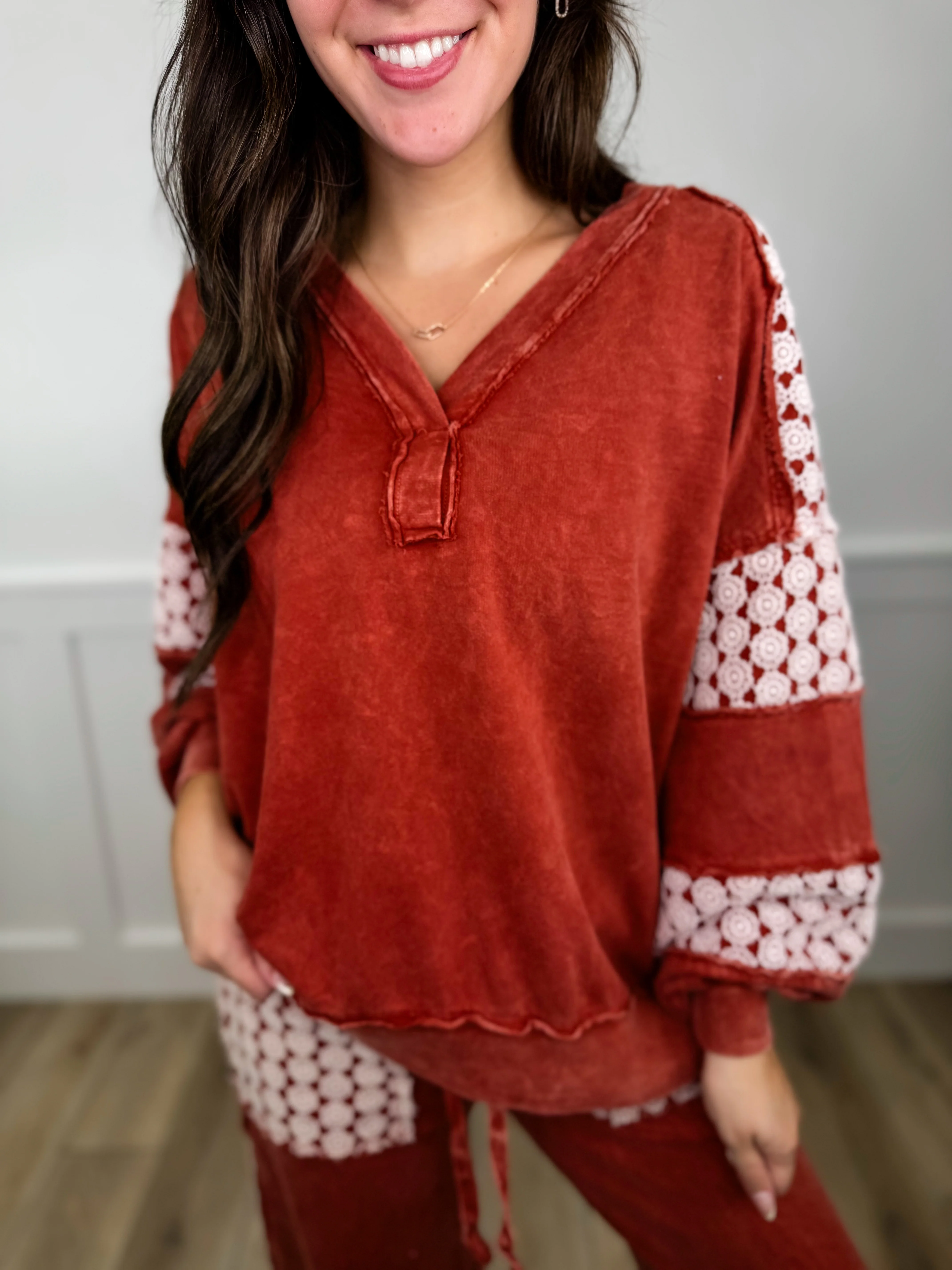 Get Your Turn Cotton Long Sleeve Avery Mae Top - 3 colors! - Image 2