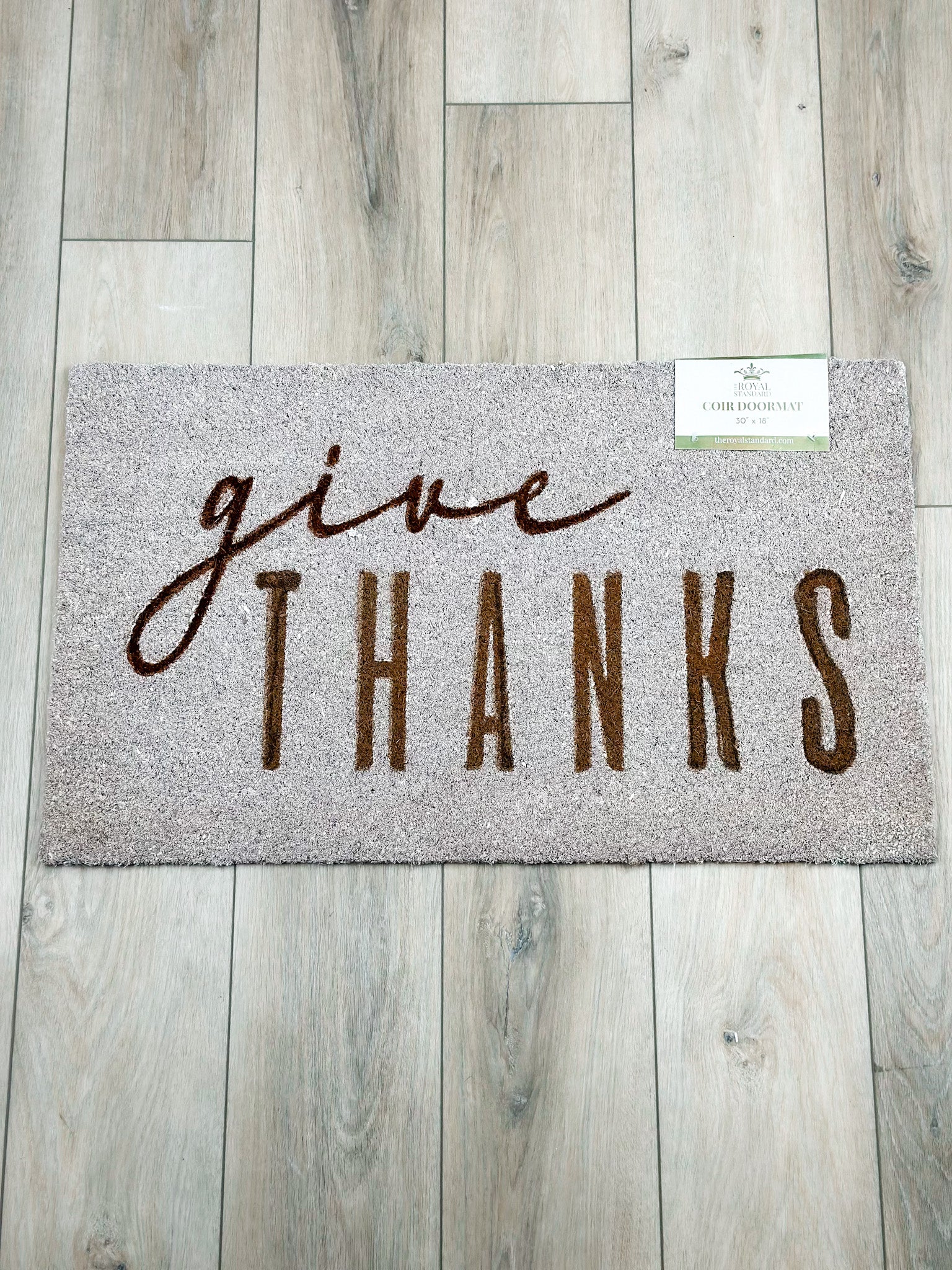 Give Thanks Doormat