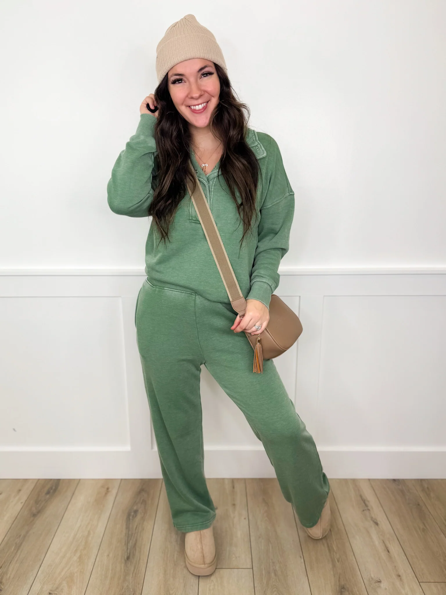 Give Yourself Grace Cotton Blend Long Sleeve Avery Mae Pullover Sweatshirt - 2 colors! - Image 2