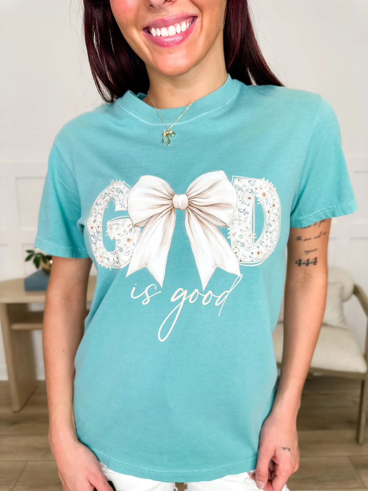 God is So Good Cotton Short Sleeve Avery Mae Graphic Tee Shirt - Multiple Options (Comfort Colors) - Image 4