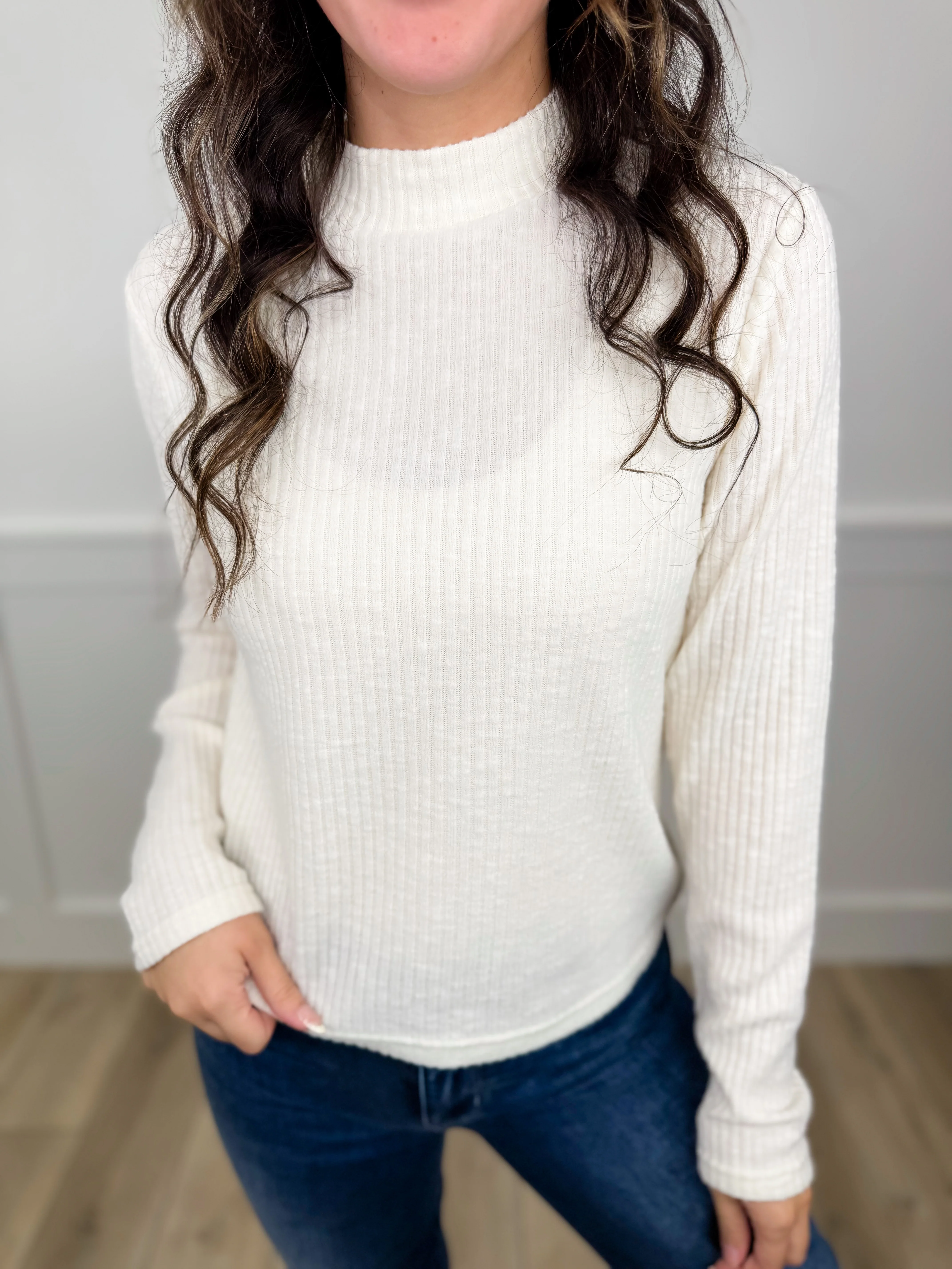 Going All Out Ribbed Long Sleeve Avery Mae Top - 2 colors! - Image 3
