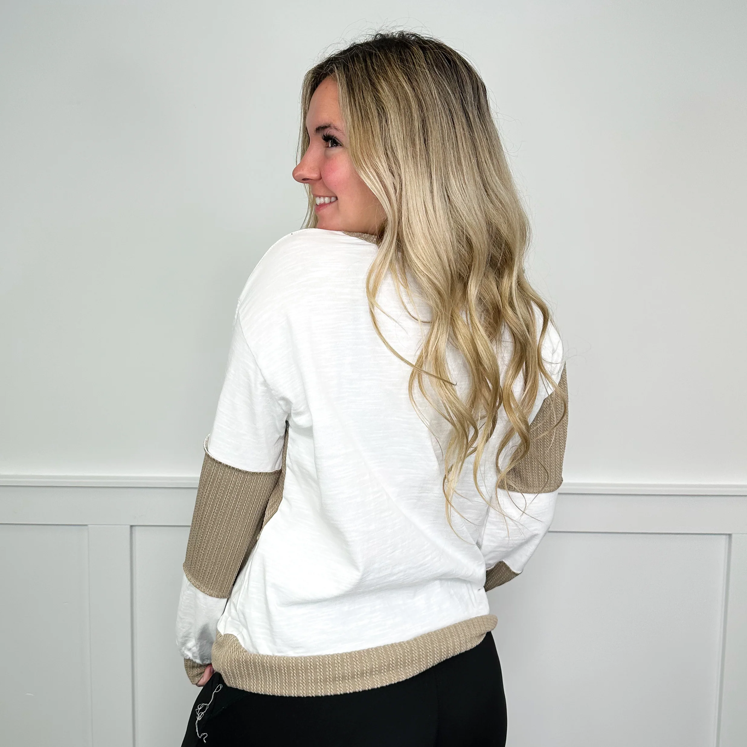 Good to Us Long Sleeve Latte Avery Mae Top - Image 2