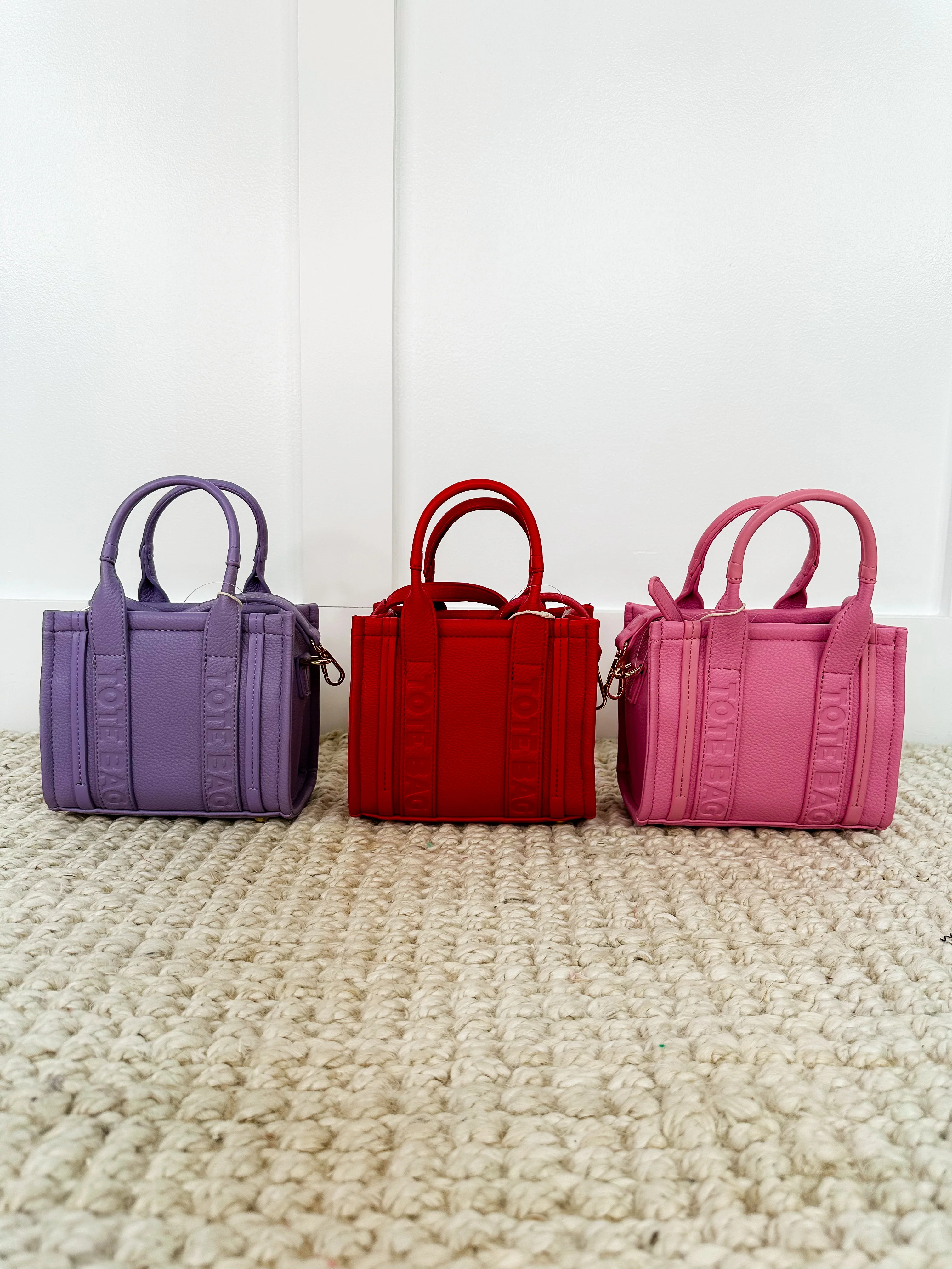Got it Handled Faux Leather Mini Tote Bag & Wallet Set - 9 colors! - Image 10