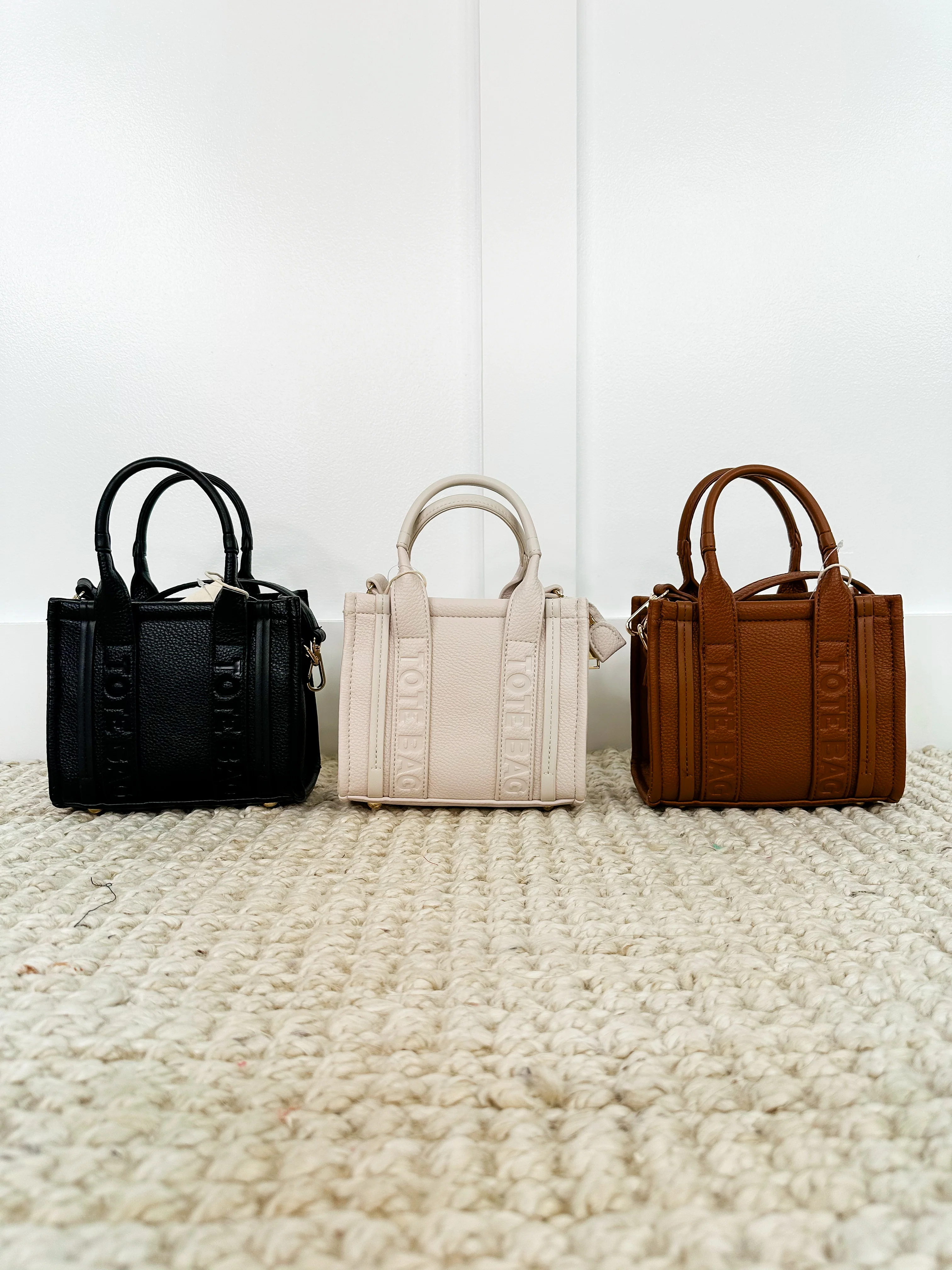 Got it Handled Faux Leather Mini Tote Bag & Wallet Set - 9 colors! - Image 9