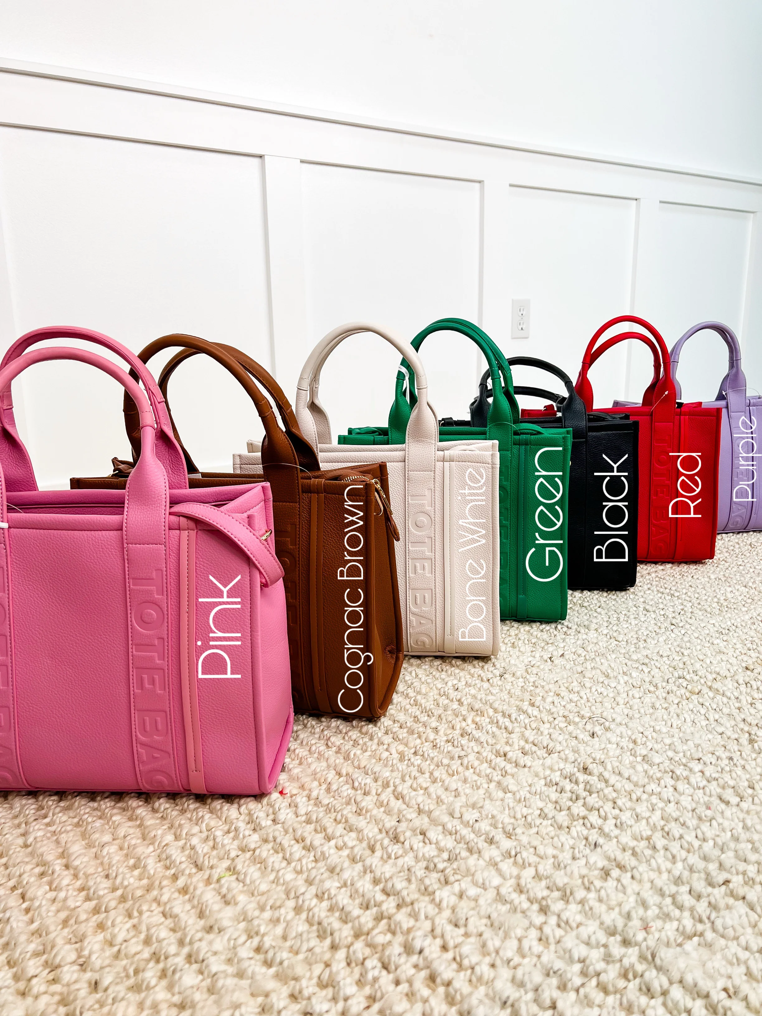 Got it Handled Faux Leather Tote Bag & Wallet Set - 11 colors! - Image 12