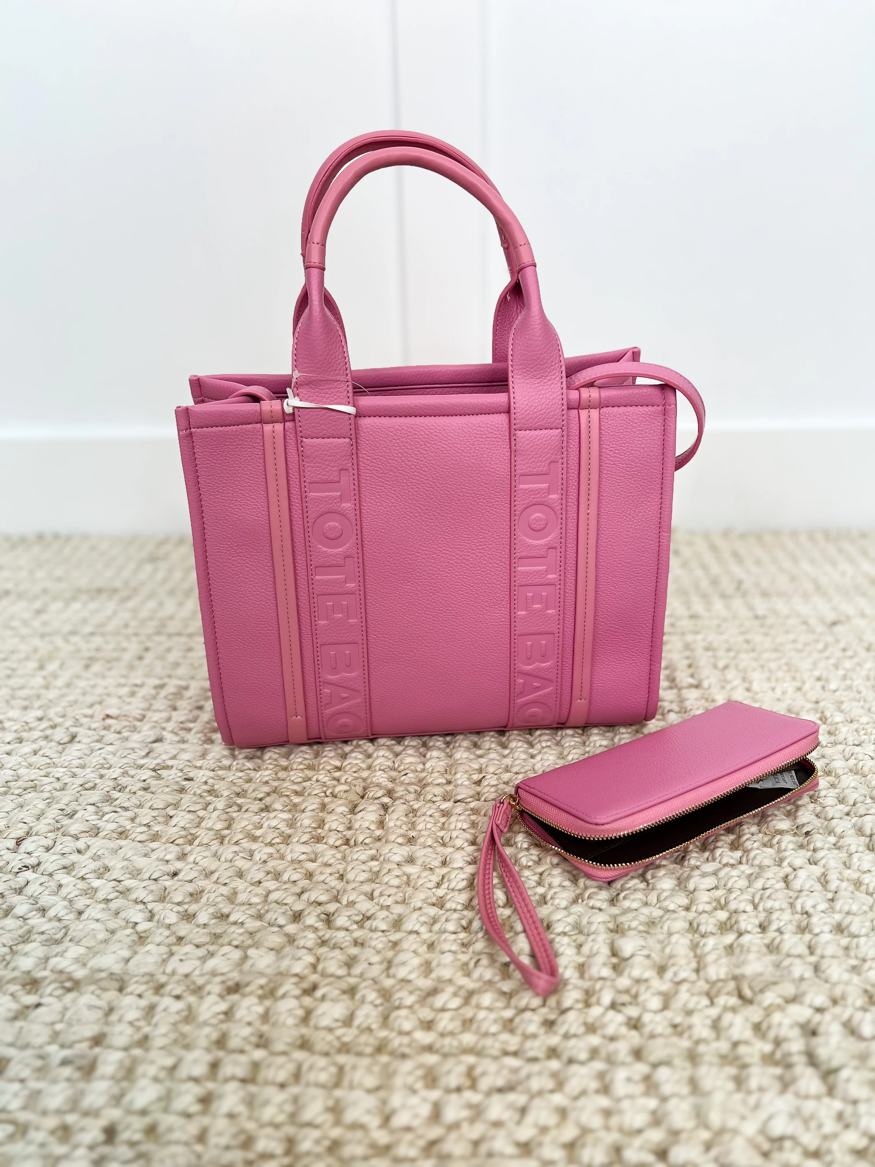 Got it Handled Faux Leather Tote Bag & Wallet Set - 11 colors! - Image 7