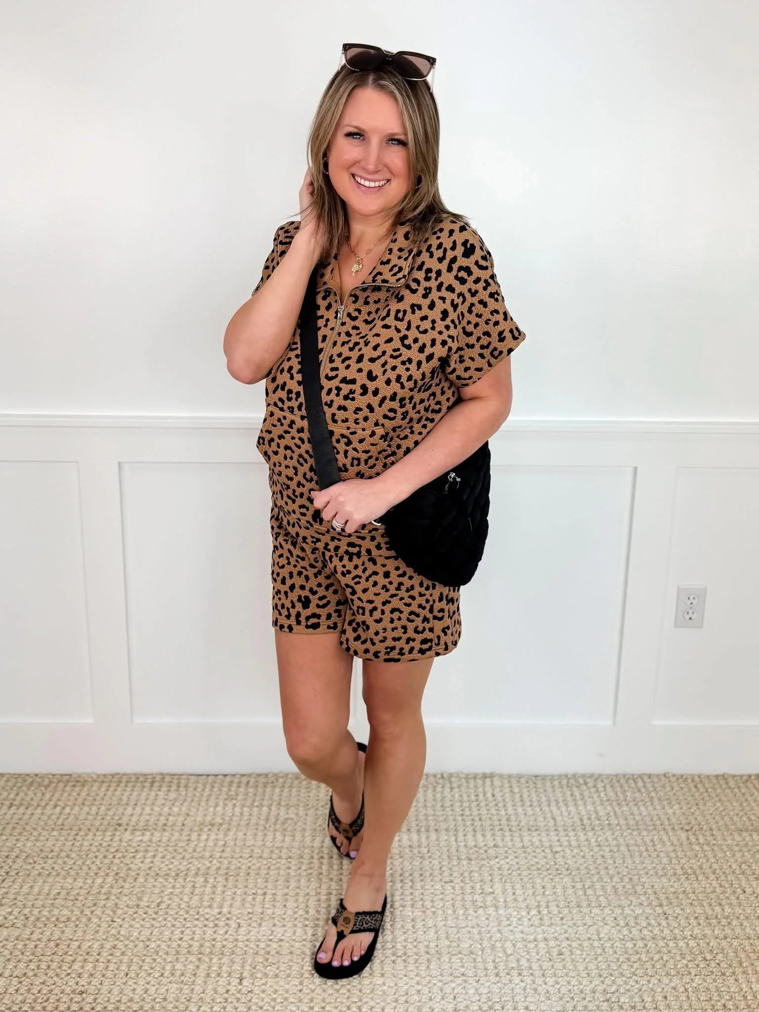 Had a Good Feeling High-Rise Leopard Avery Mae Shorts