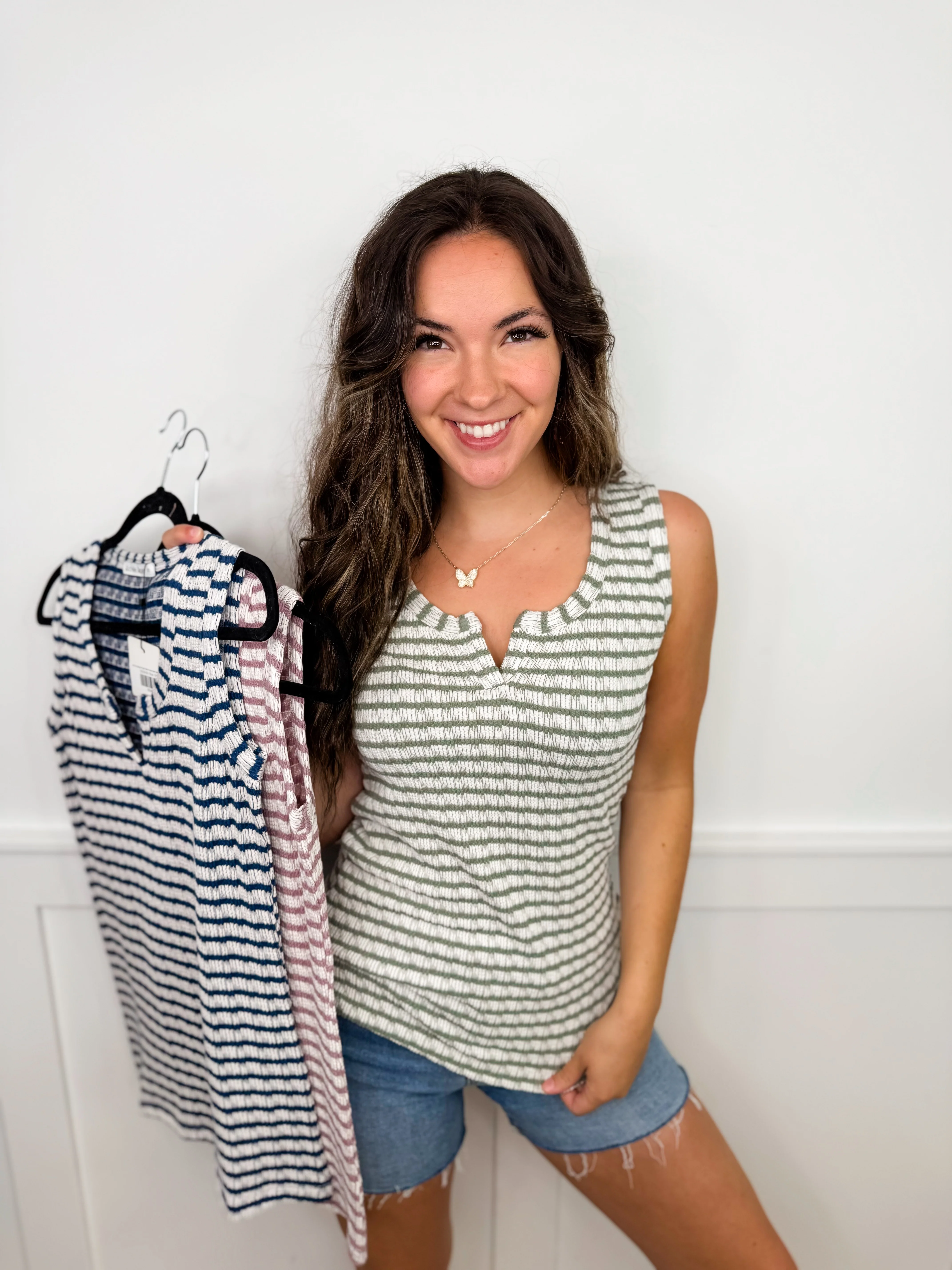 Hard Goodbyes Rayon Blend Avery Mae Tank Top - 3 colors!