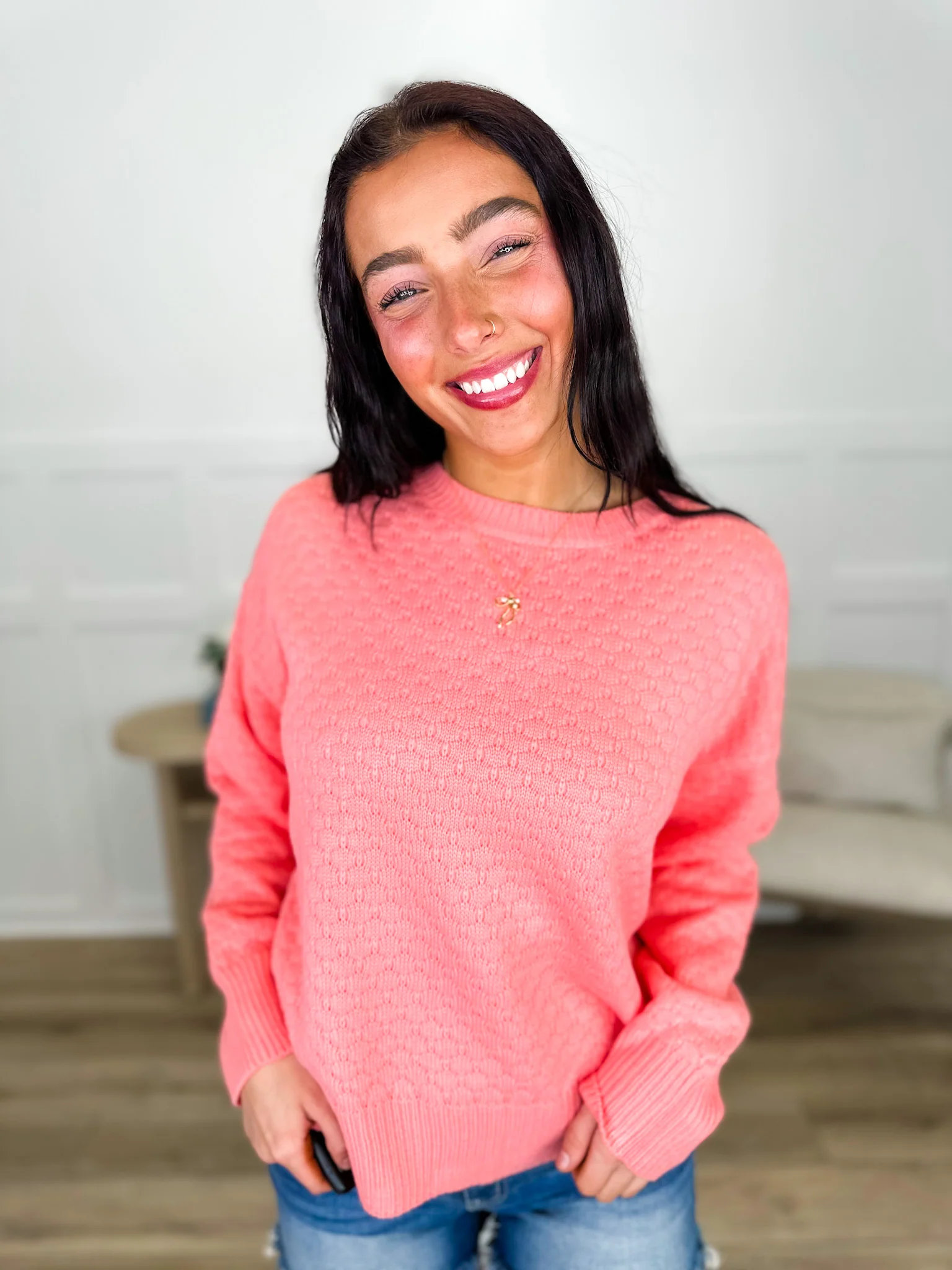 Having Premonitions Knit Long Sleeve Avery Mae Sweater Top - Multiple Colors - Image 6