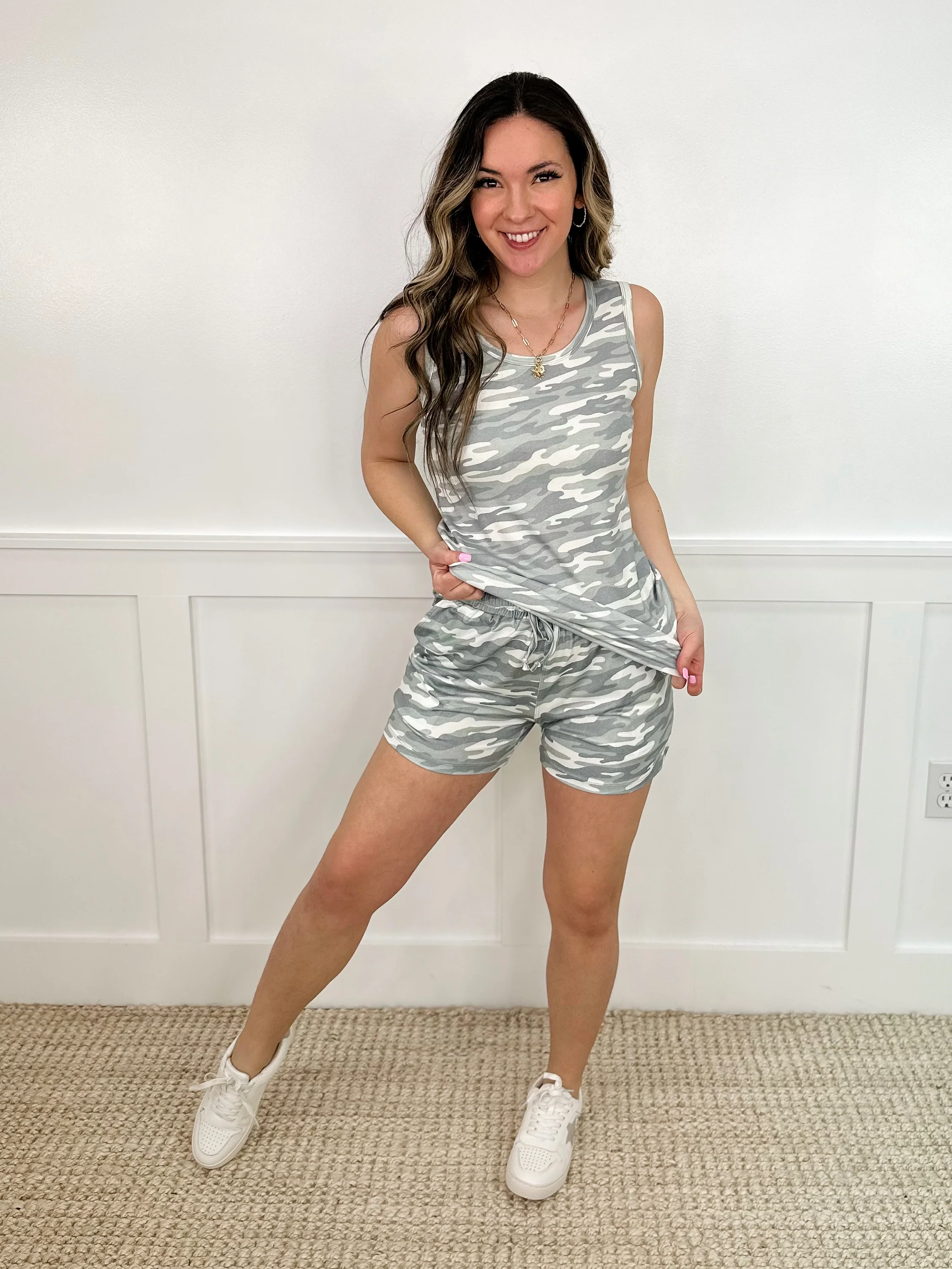 Hiding in the Open Camo Avery Mae Tank Top - Image 2
