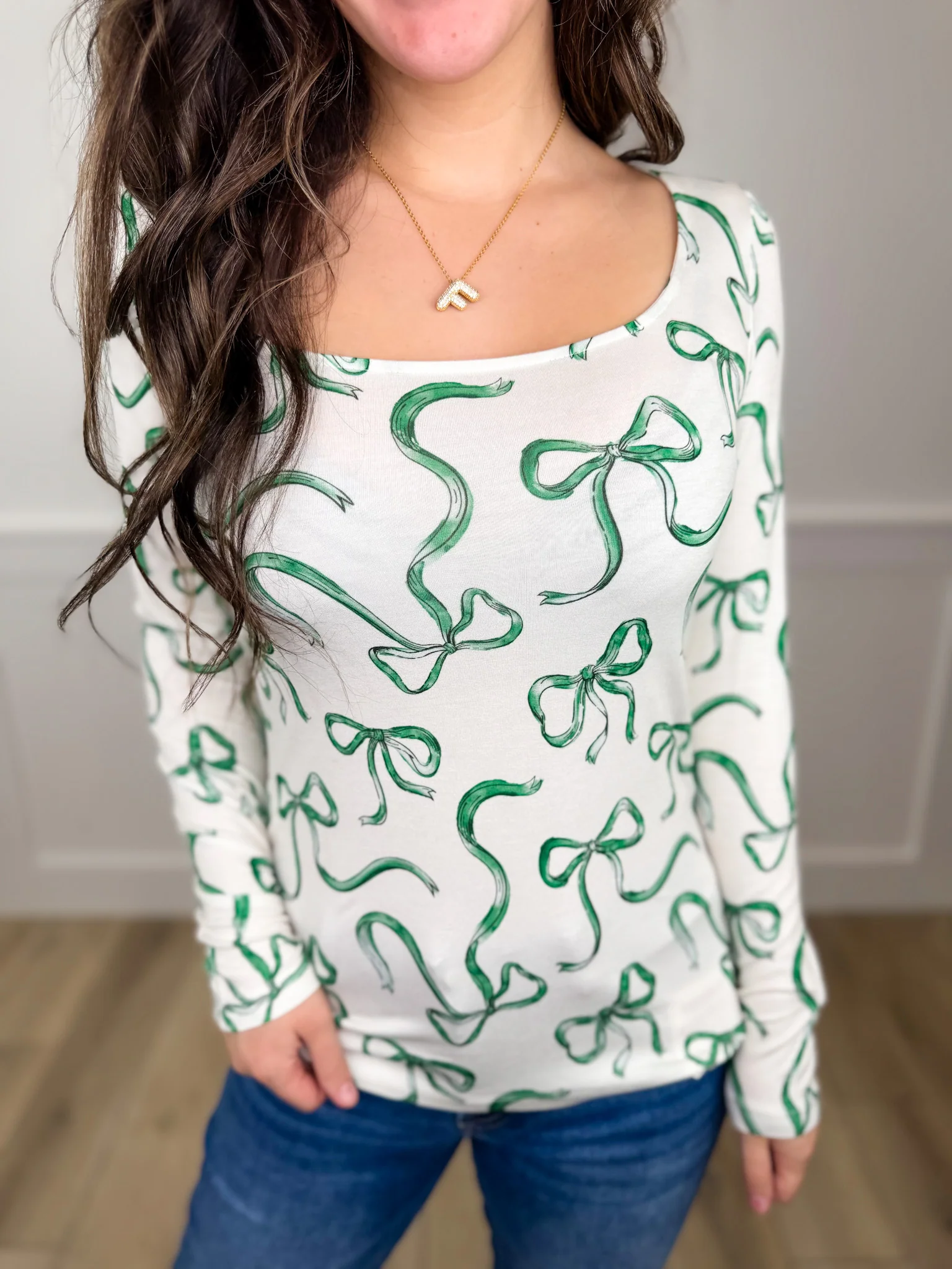 Holiday Comfort Rayon Blend Long Sleeve Avery Mae Top - 4 options! - Image 3