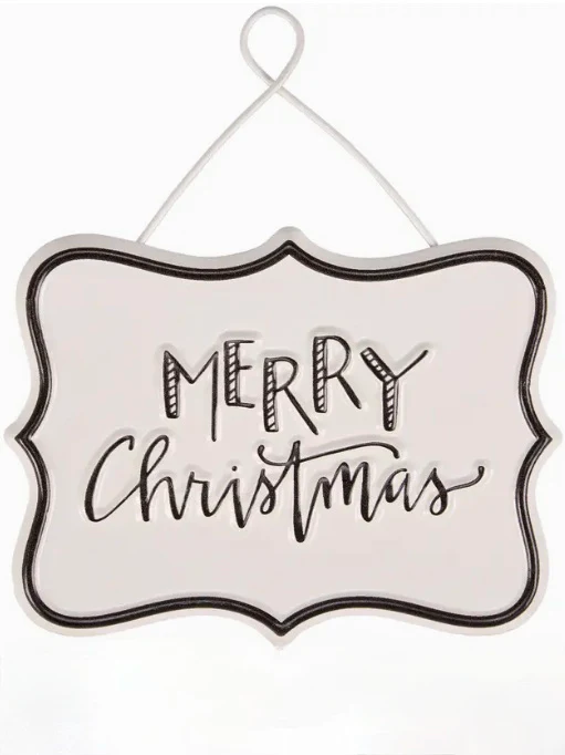 Holiday Hanger Metal Decor