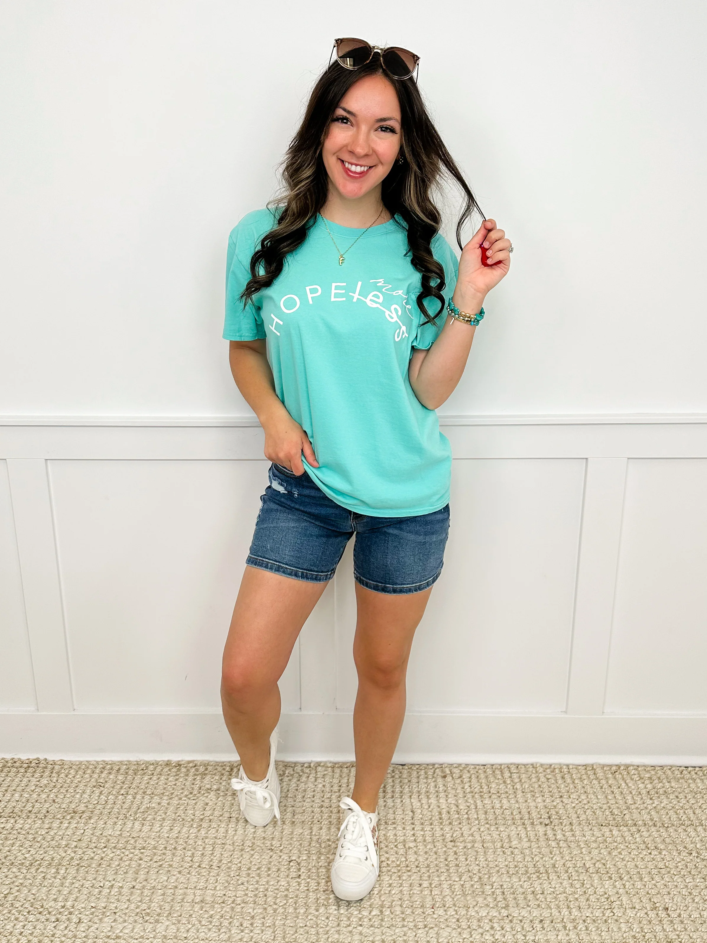Hope More Cotton Short Sleeve Avery Mae Graphic Tee Shirt - 2 colors! - Image 3