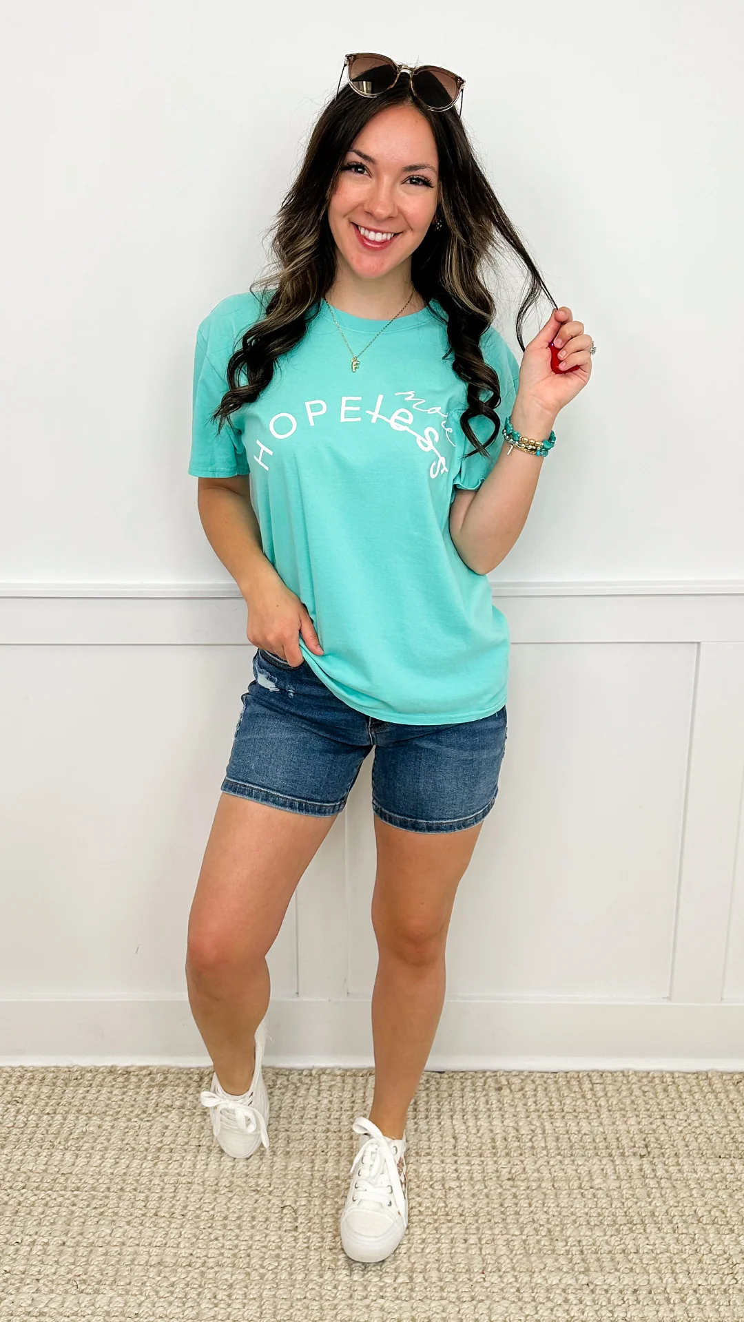 Hope More Cotton Short Sleeve Avery Mae Graphic Tee Shirt - 2 colors! - Image 4