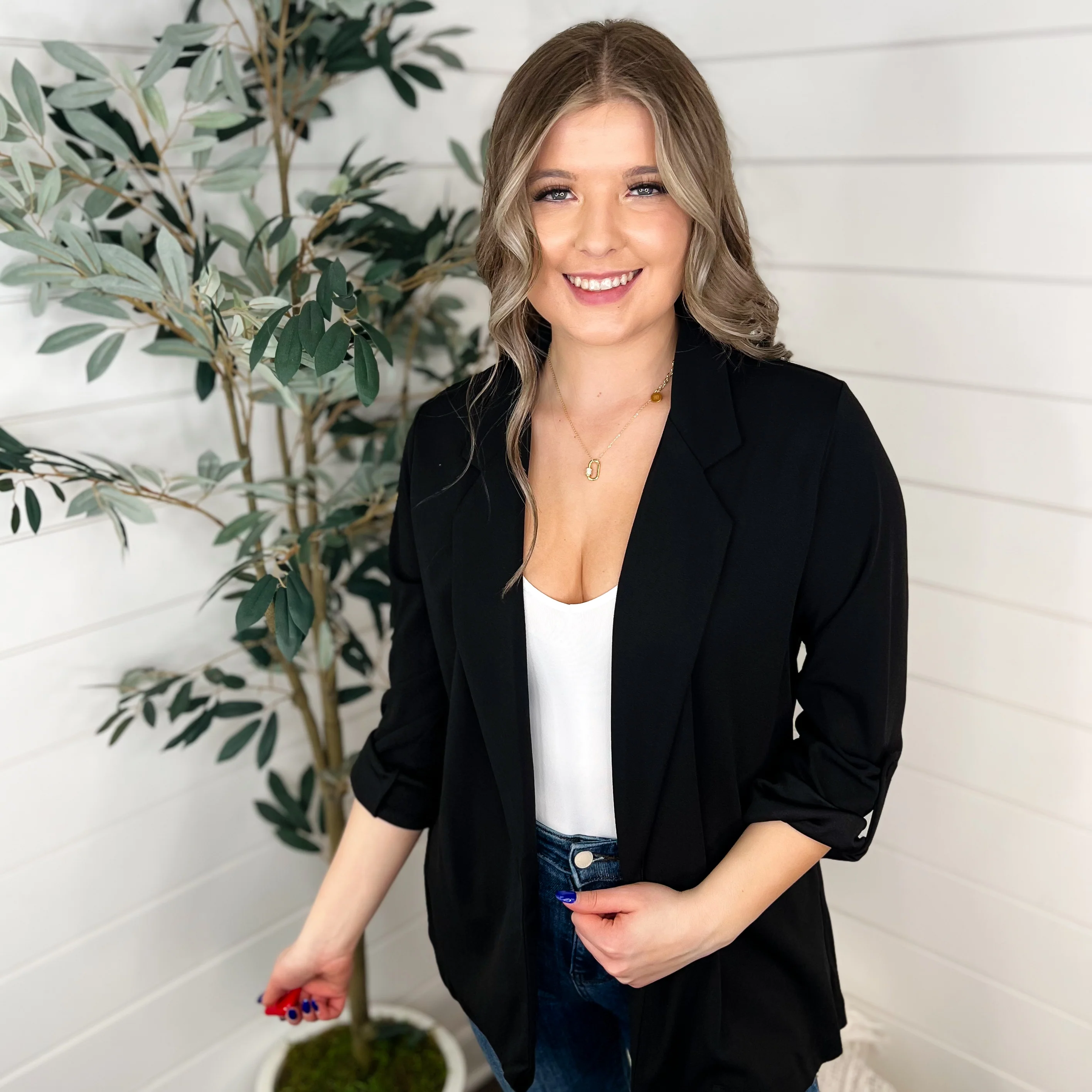 I Am the Owner Long Sleeve Avery Mae Blazer - 8 colors! - Image 10