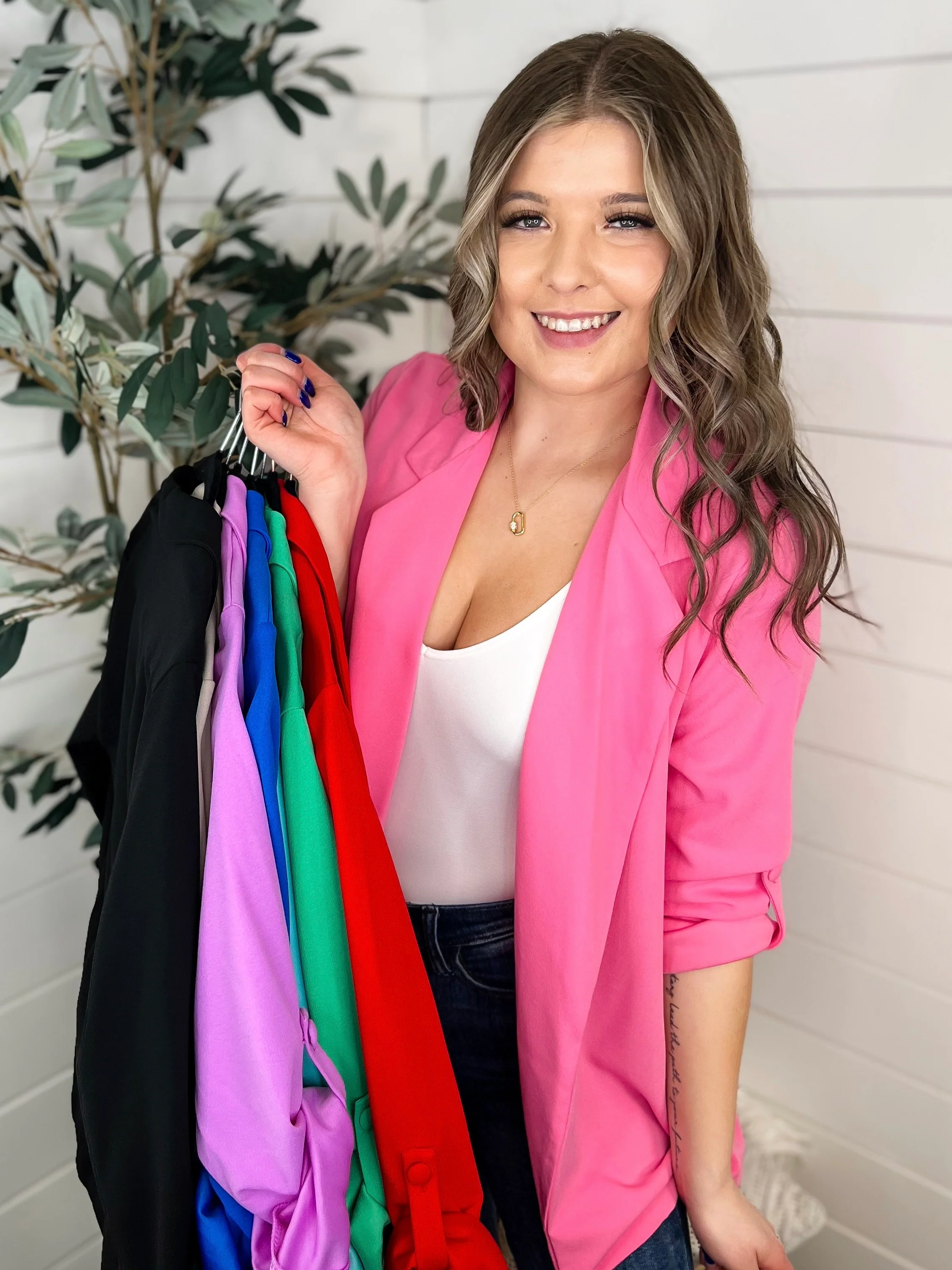 I Am the Owner Long Sleeve Avery Mae Blazer - 8 colors! - Image 2