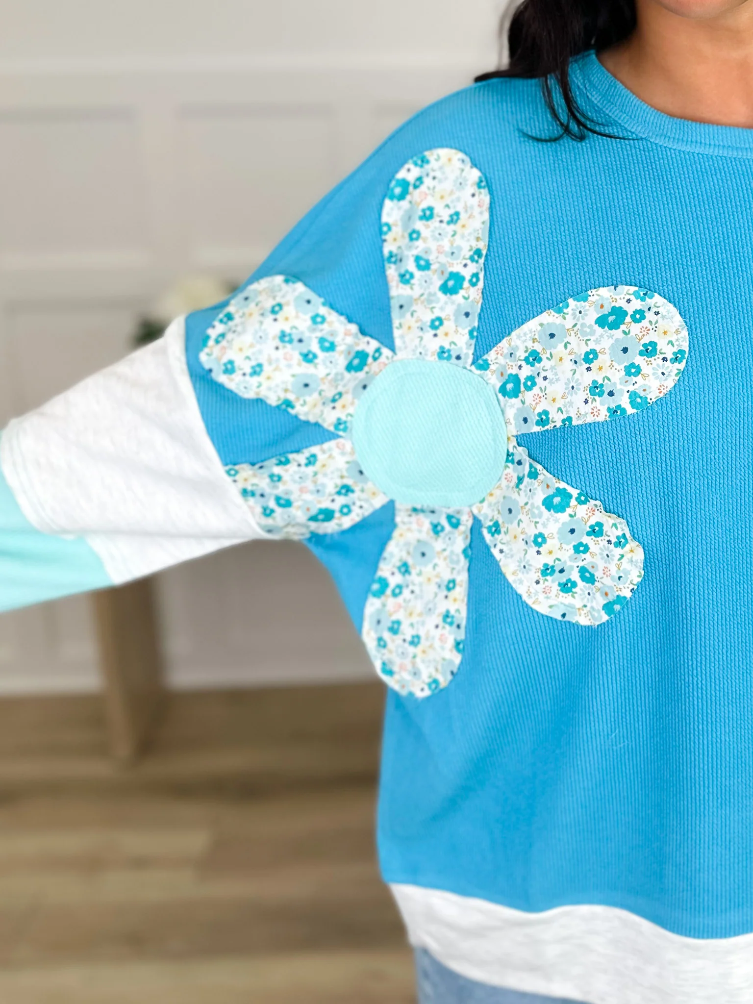 I Believe it Cotton Blend Long Sleeve Avery Mae Top - Multiple Colors - Image 4
