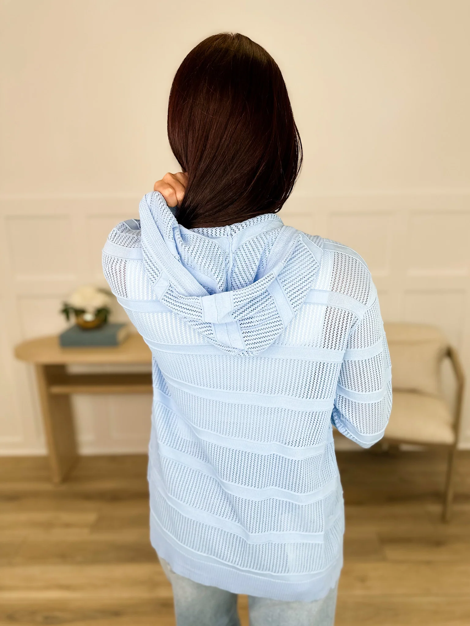 I Need You Knit Long Sleeve Avery Mae Hooded Cardigan - Multiple Colors - Image 2