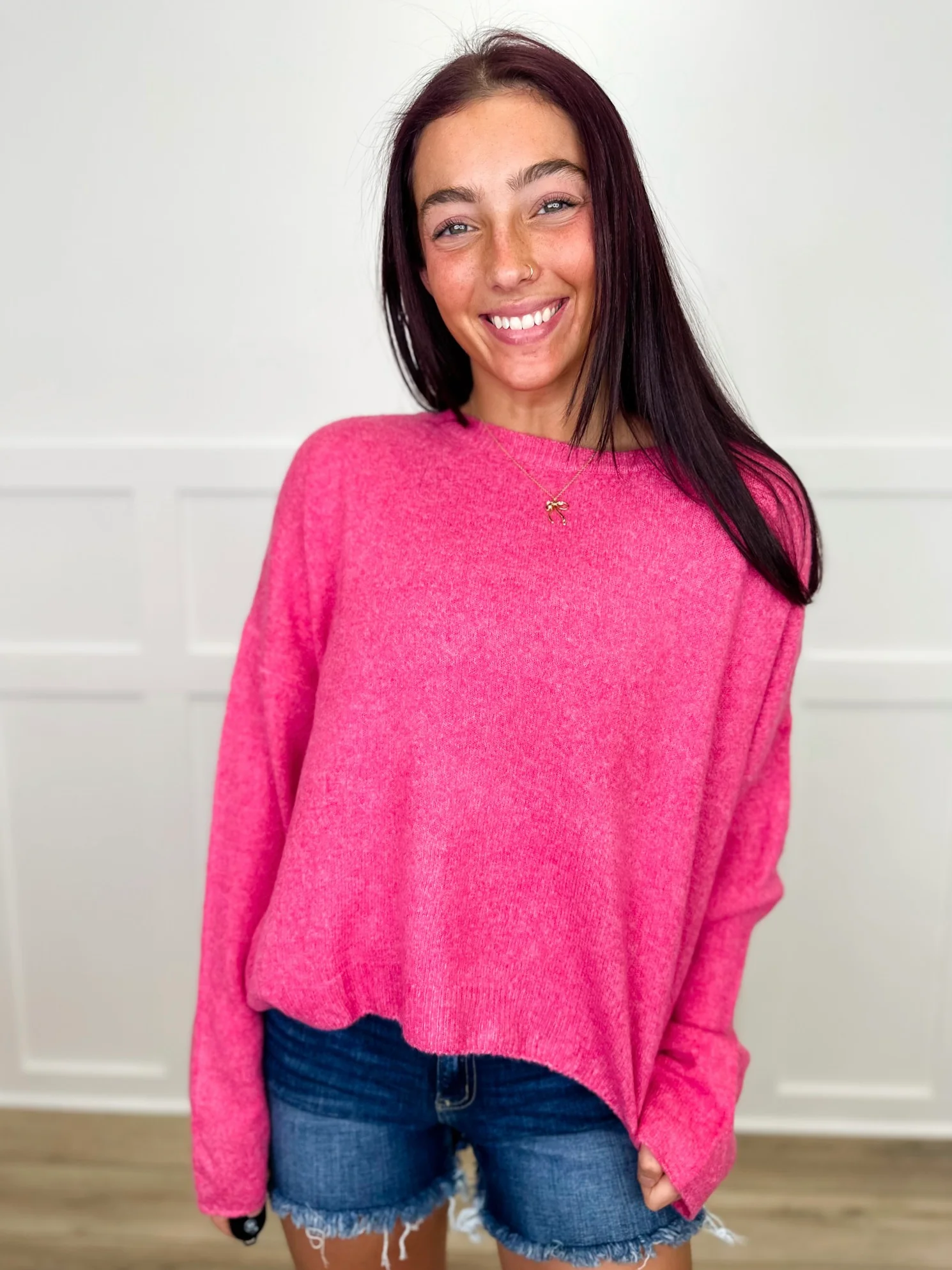 I Promise Knit Long Sleeve Avery Mae Sweater Top - Multiple Colors - Image 3
