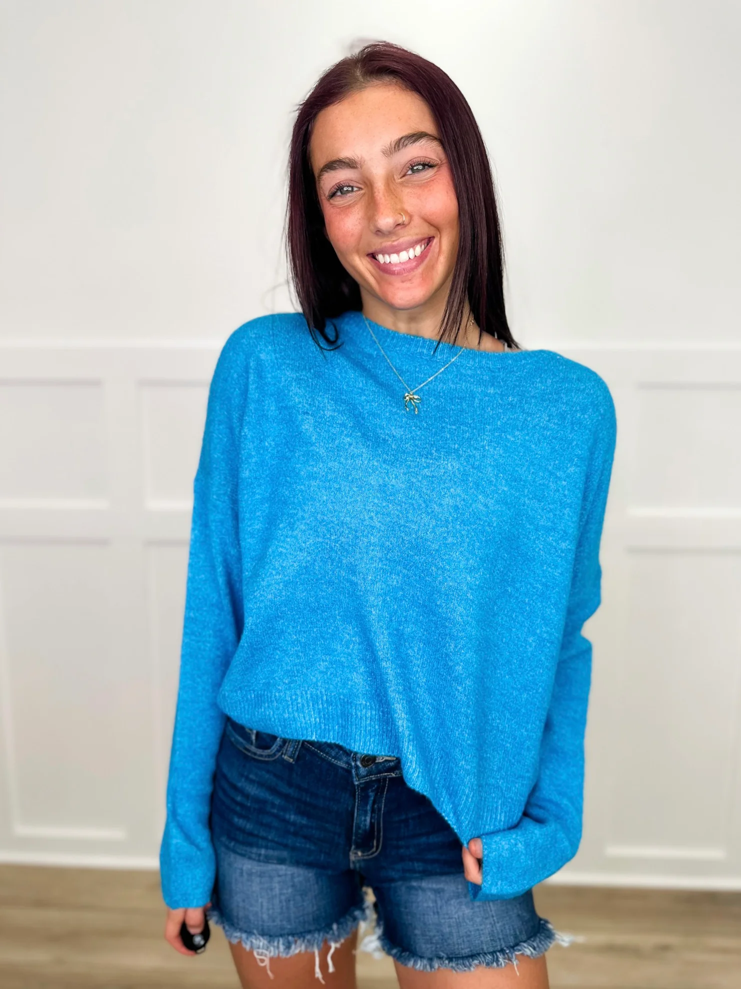 I Promise Knit Long Sleeve Avery Mae Sweater Top - Multiple Colors - Image 4