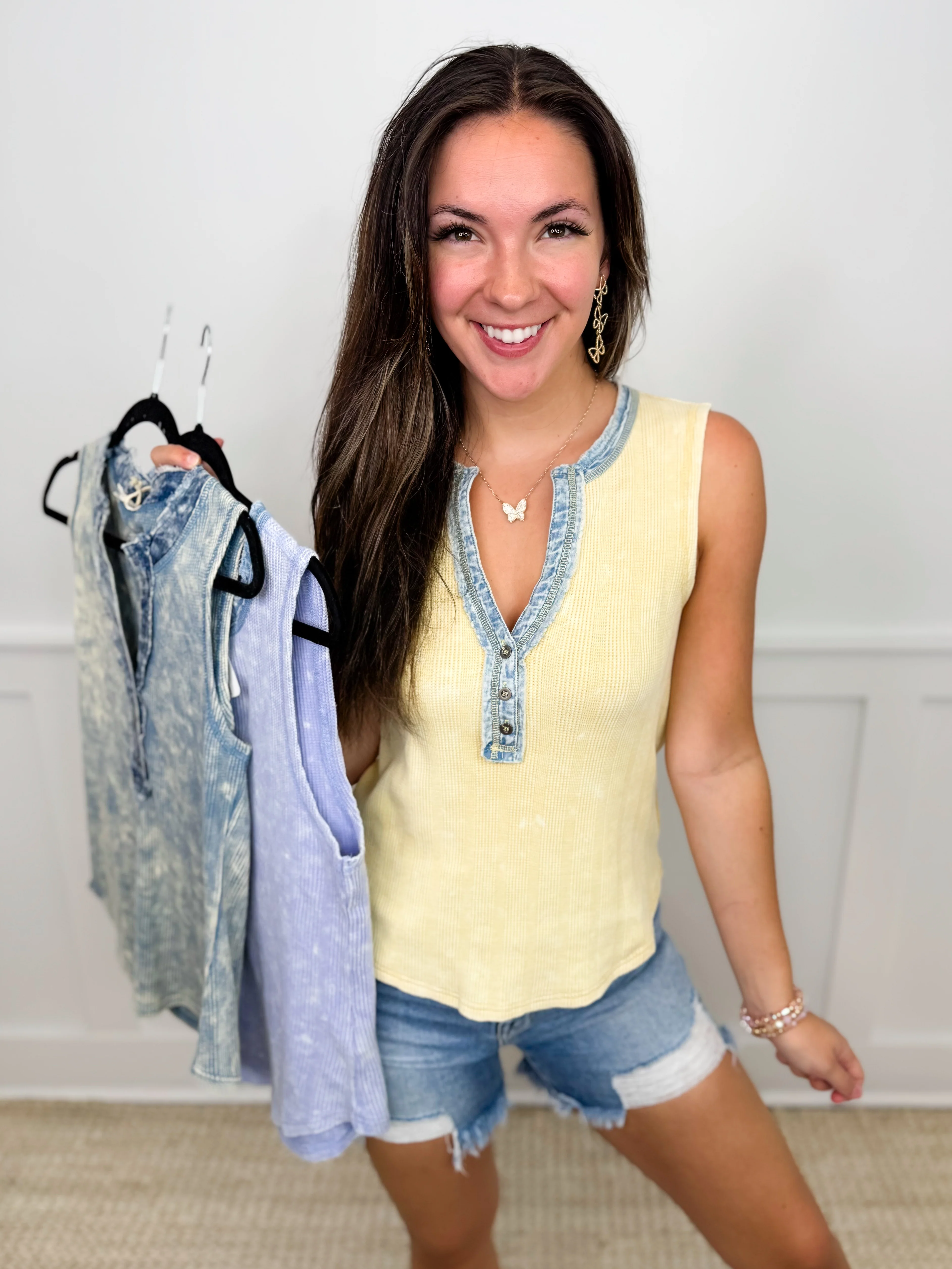 I Run to You Cotton Blend Avery Mae Tank Top - 3 colors!