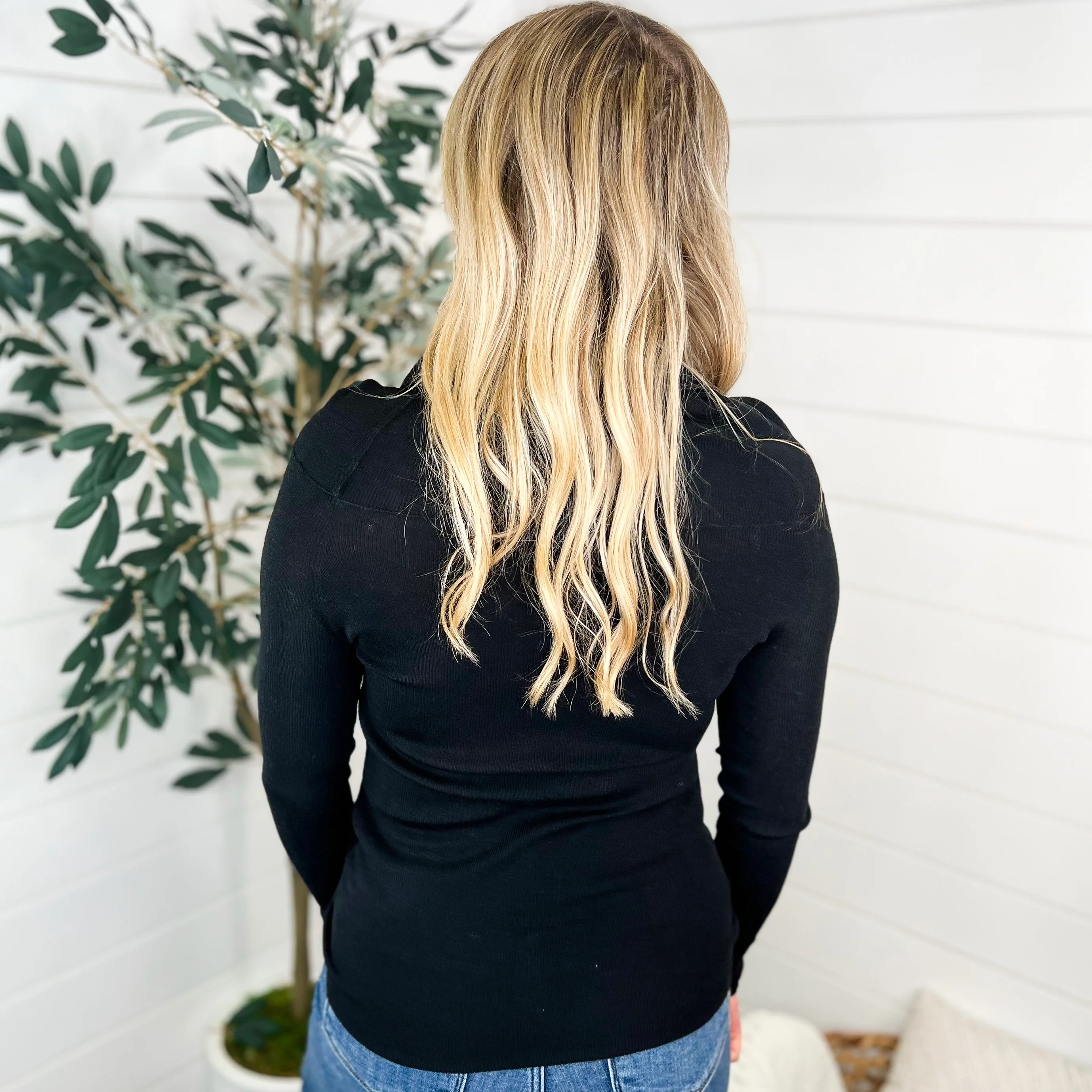 Ignore the Feeling Long Sleeve Black Avery Mae Top - Image 2