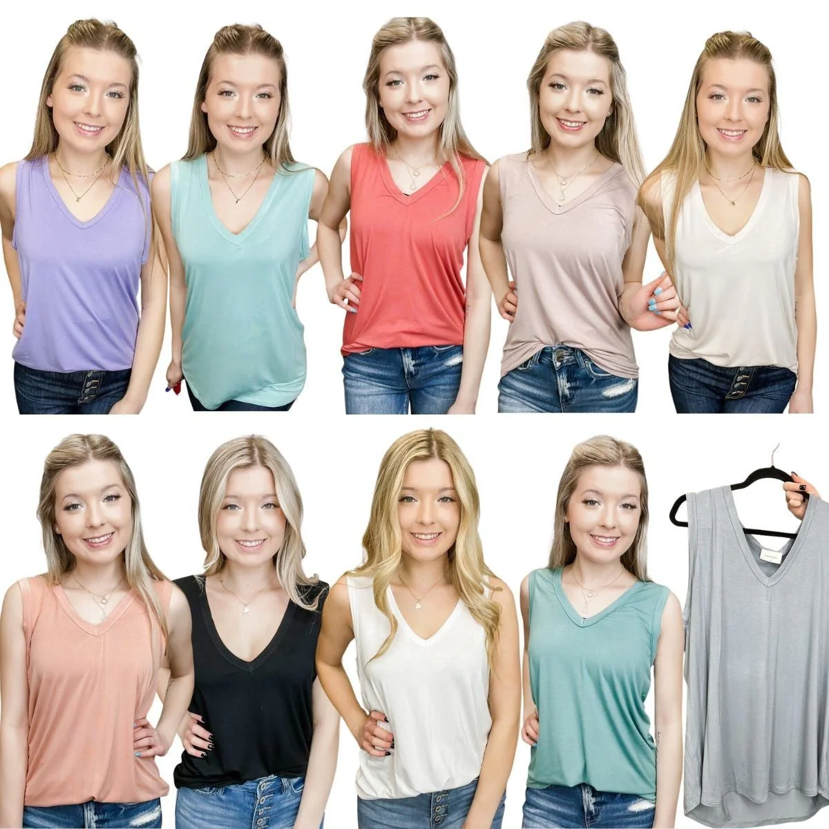 I'm the Only One Rayon Blend Tank Top - 10 colors!