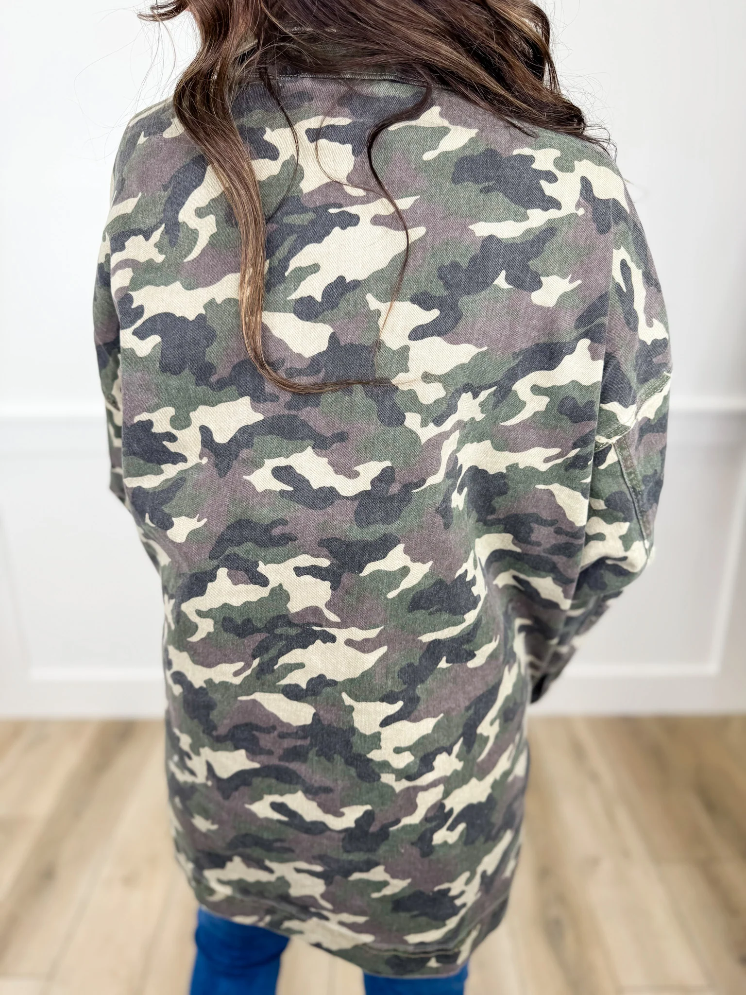 In Plain Sight Cotton Blend Long Sleeve Camo Avery Mae Jacket - Image 2