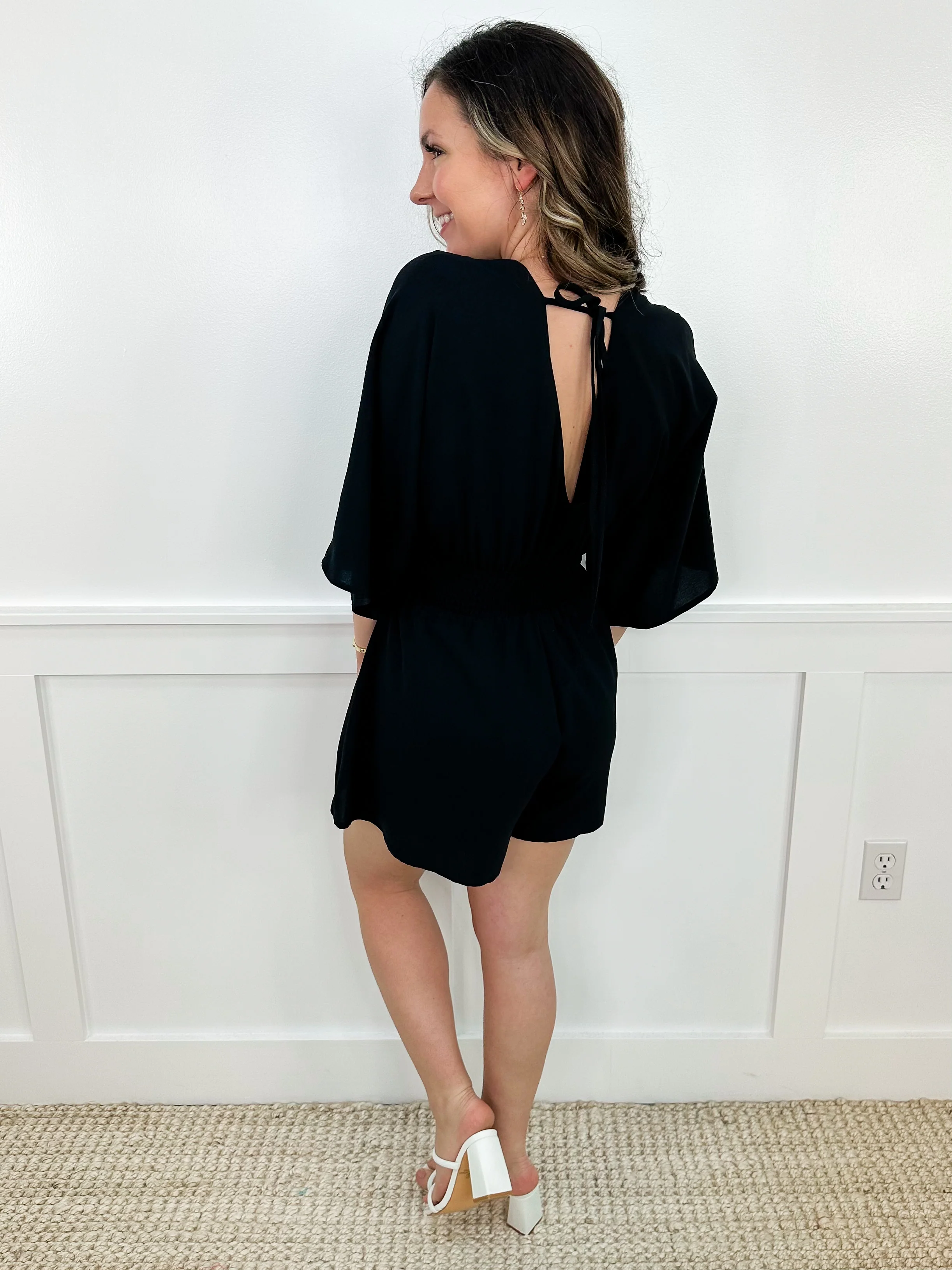 It's a Mystery Lightweight Short Sleeve Avery Mae Romper - 2 colors! - Image 3