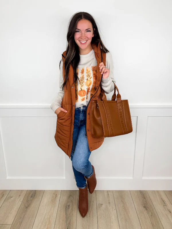 It's Cold Out There Avery Mae Puffer Vest - 8 colors! - Image 12