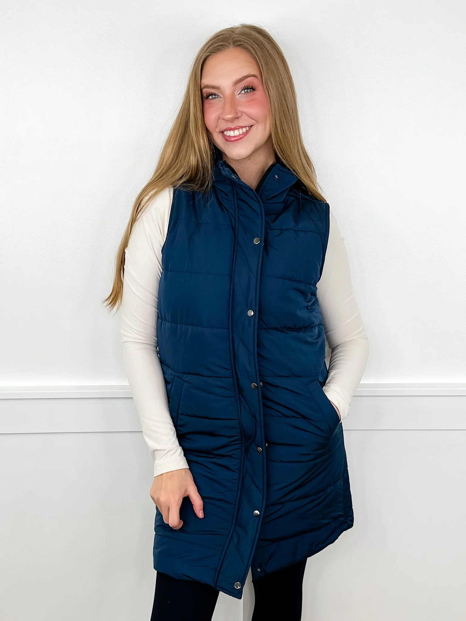 It's Cold Out There Avery Mae Puffer Vest - 8 colors! - Image 4