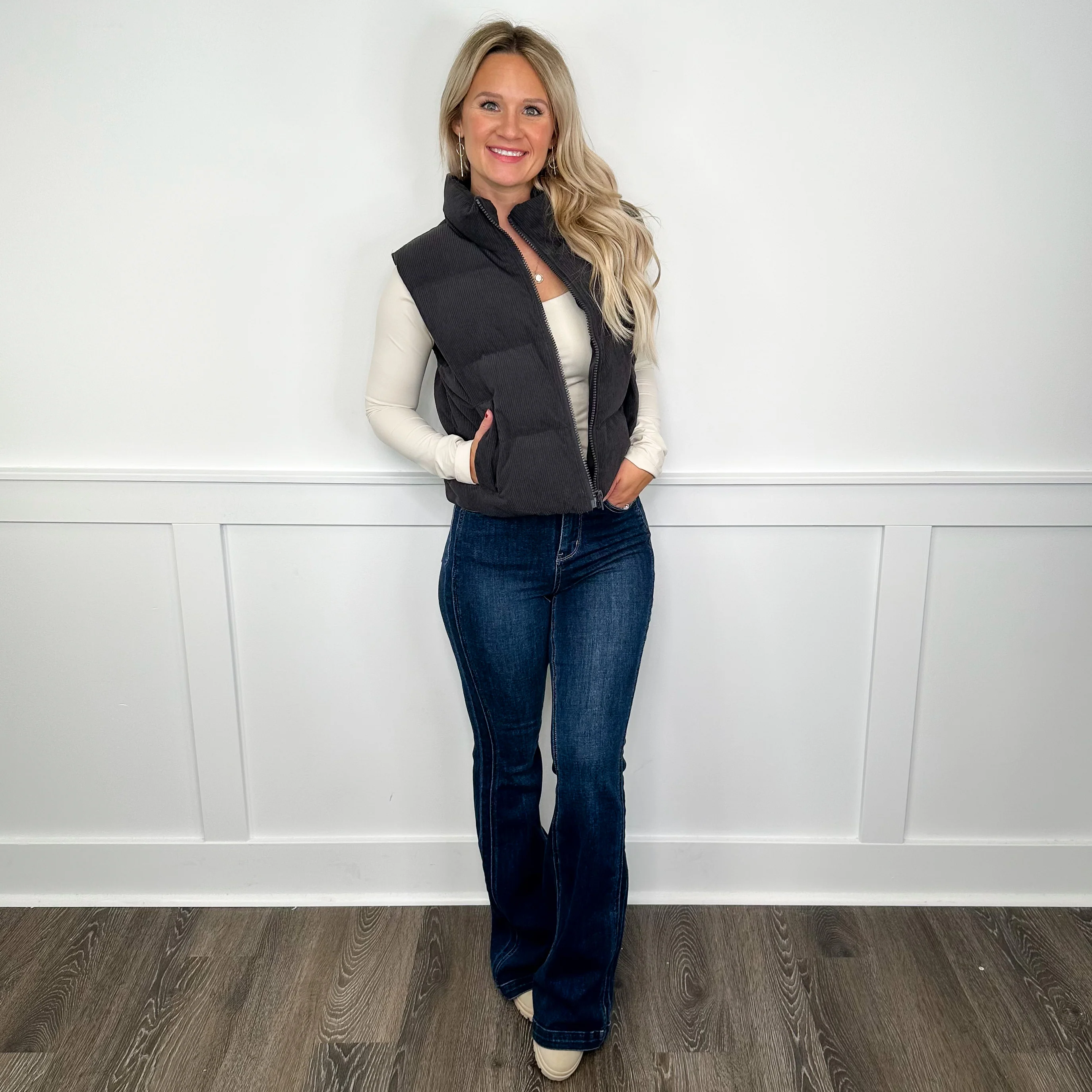 Judy Blue Ayla High-Rise Flare Dark Wash Jeans - Image 12