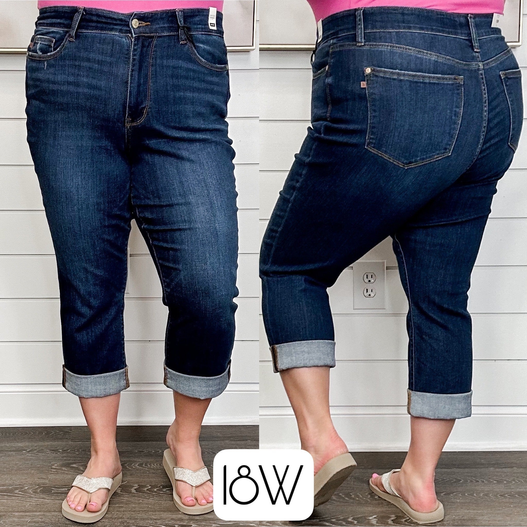 Judy Blue Haisley Mid-Rise Capris - Image 7
