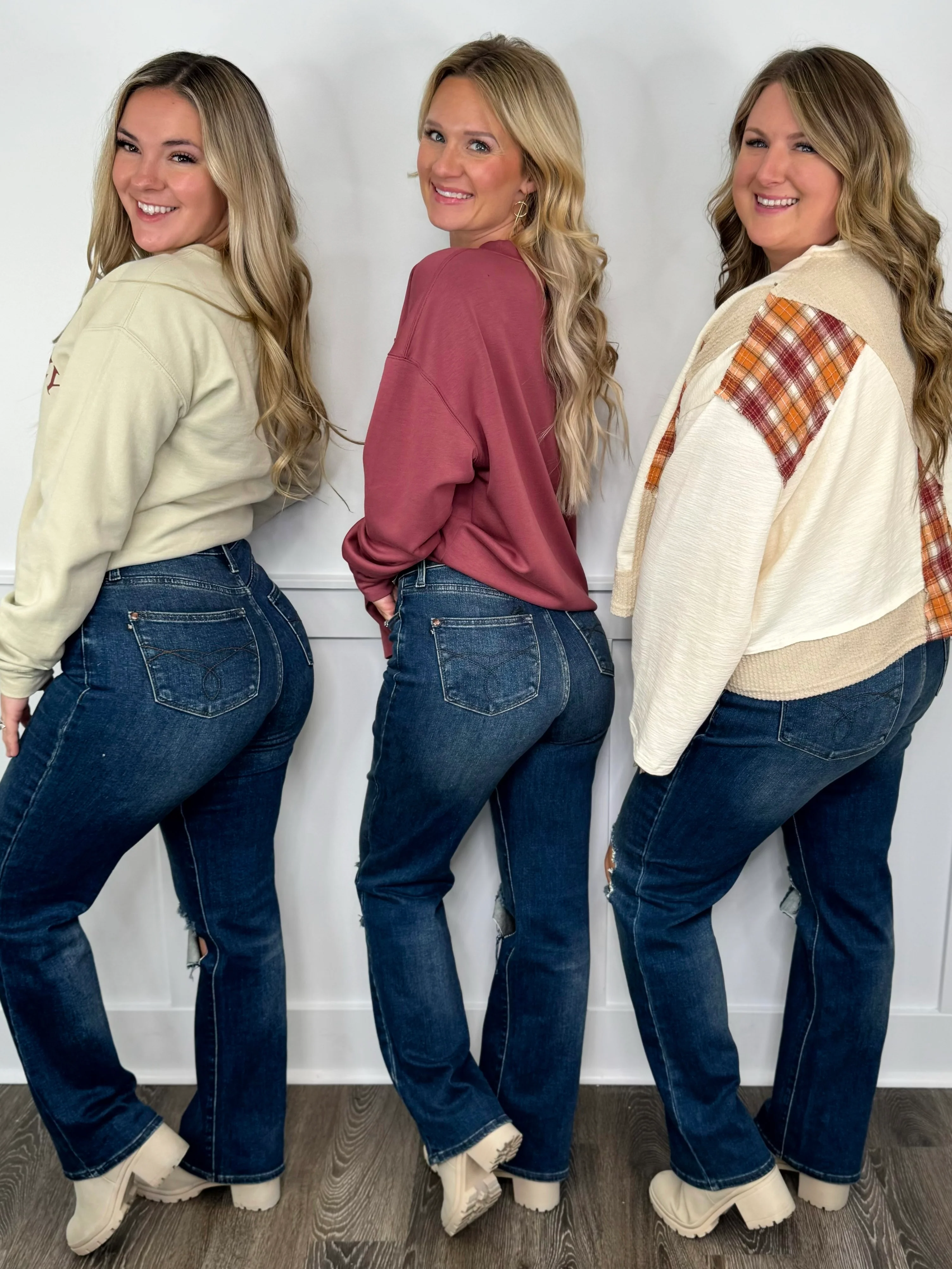 Judy Blue Janelle High-Rise Dad Jeans - Dark Wash (Distressed) - Image 13