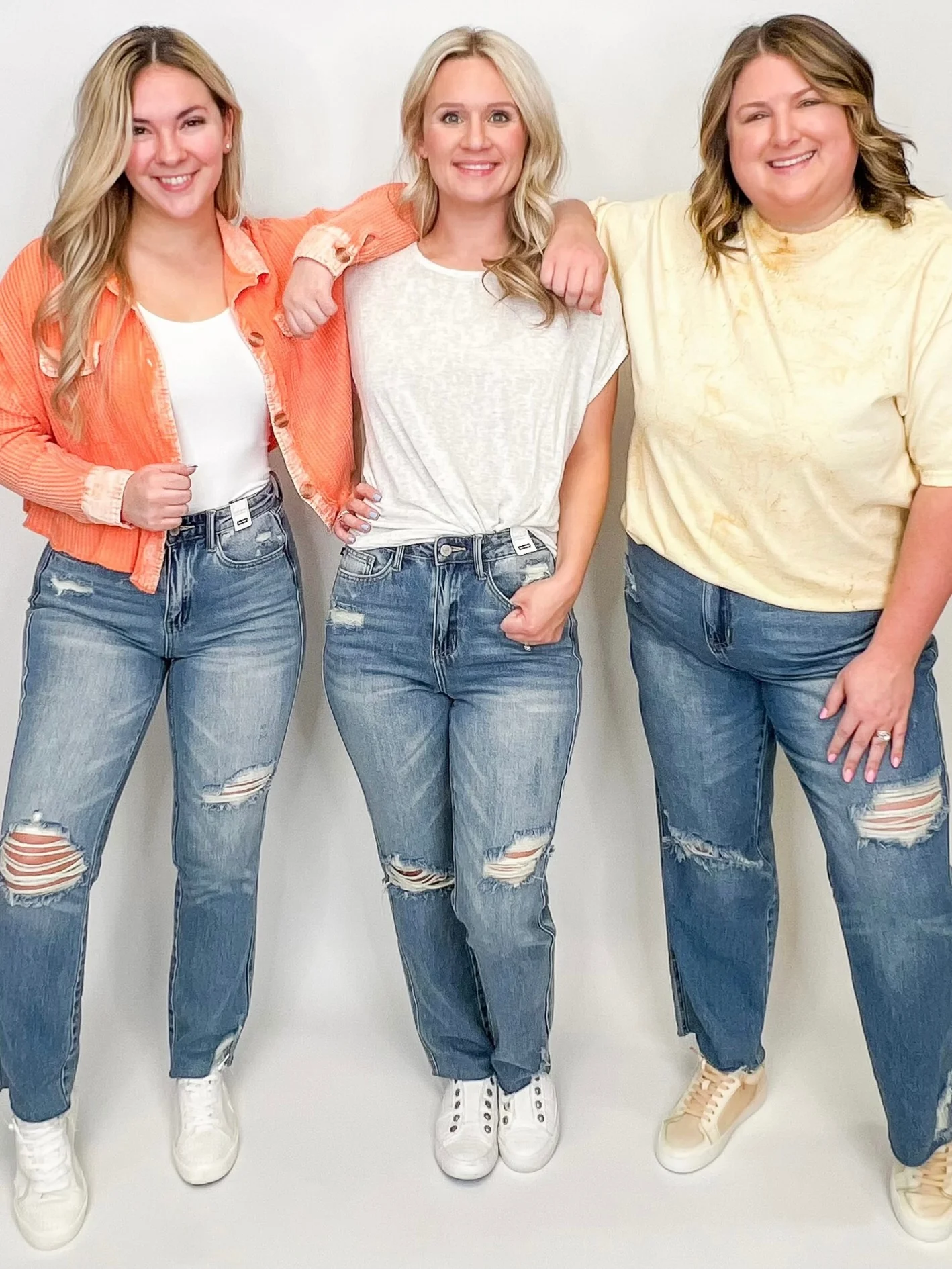 Judy Blue Rosalie Rigid Magic Distressed High-Rise Straight Leg Jeans - Image 5