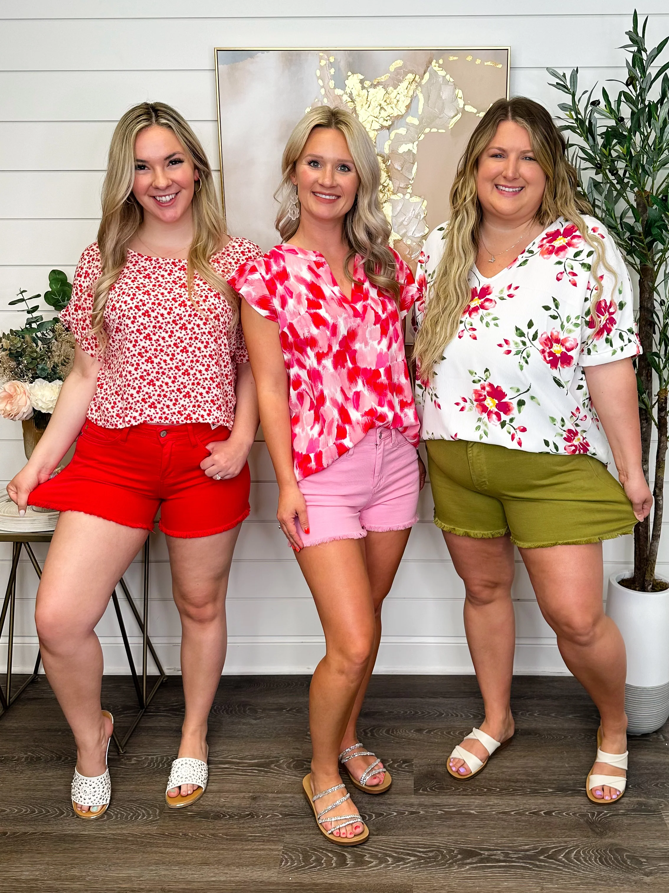 Judy Blue Shay Mid-Rise Fray Hem Shorts - 4 colors! - Image 2