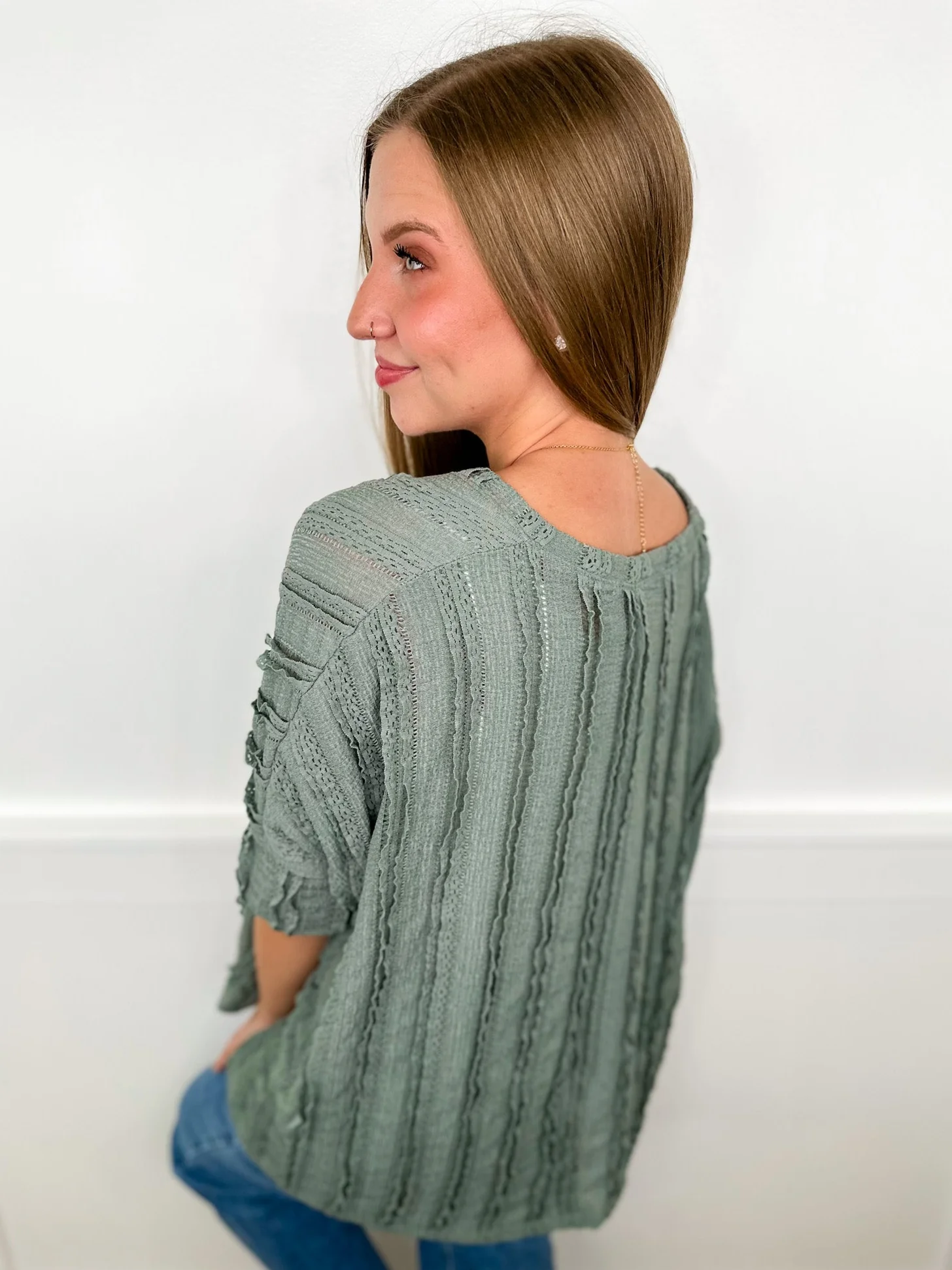 Just as Predicted Lightweight Short Sleeve Avery Mae Top - 4 colors! - Image 3