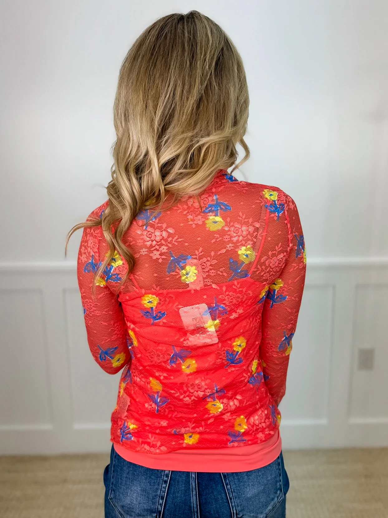 Just Keep Blooming Lace Long Sleeve Avery Mae Top - 4 colors! - Image 6