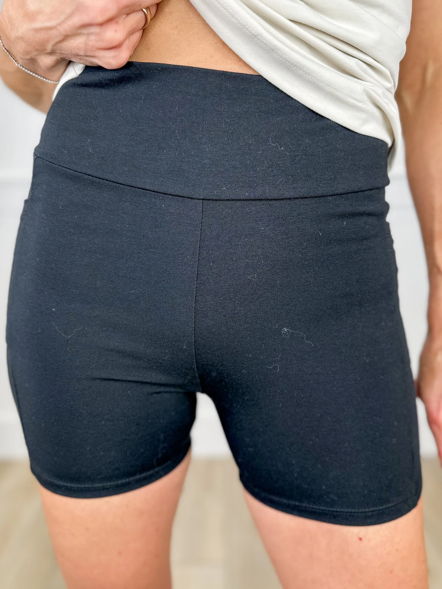Just One More High-Rise Cotton Blend Avery Mae Biker Shorts - 4 colors! - Image 2