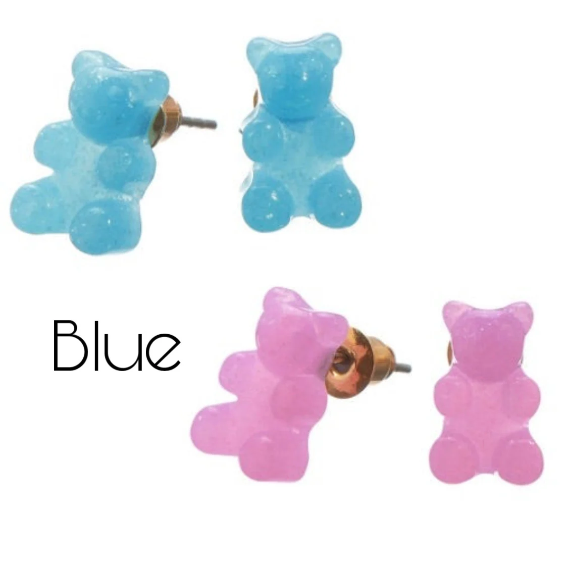 Kids Beary Best Stud Earring Set - 3 colors! - Image 3