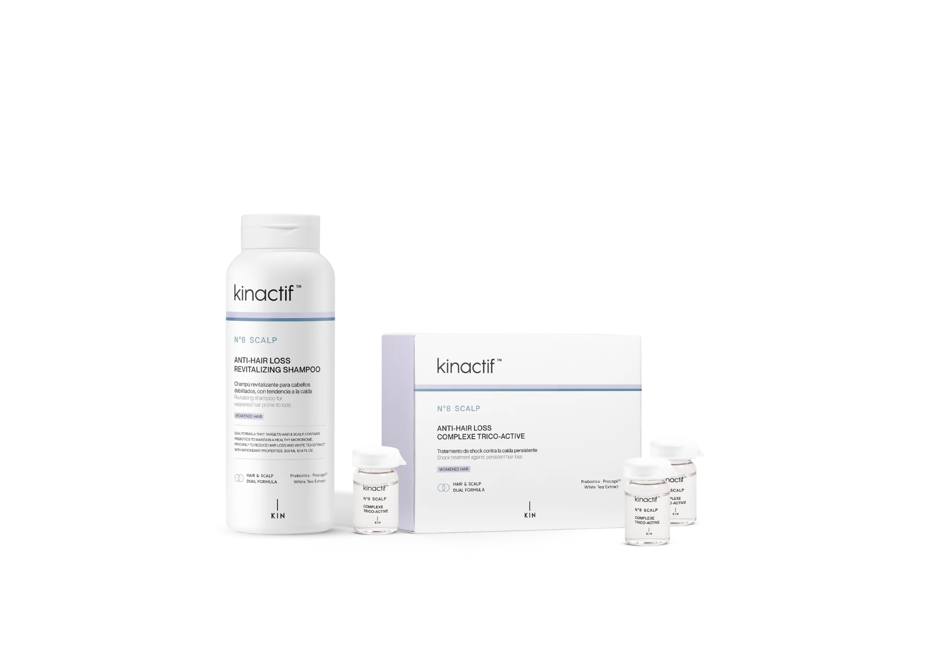 PRE-ORDERCAL Kinactif Scalp Complex Collection w/ Stimulating Scalp Brush - Image 2